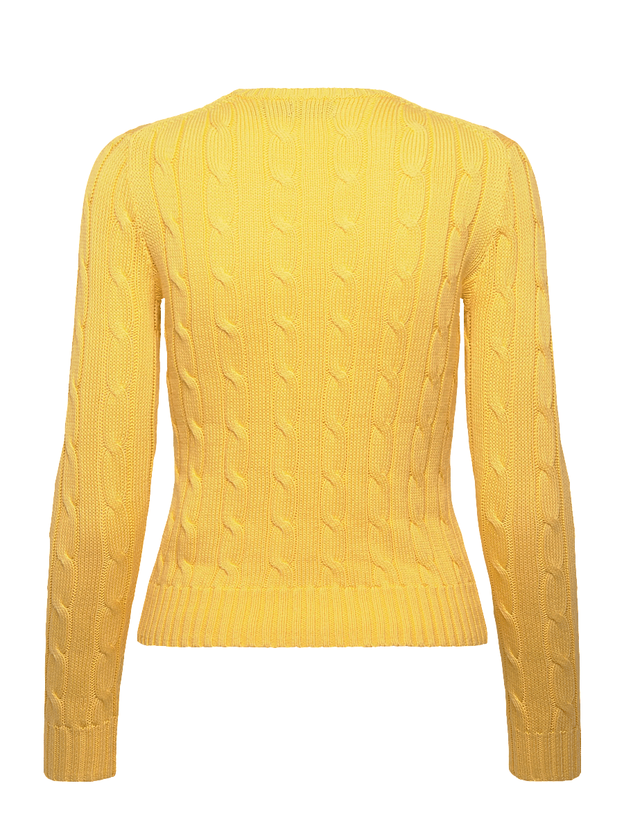 Polo Ralph Lauren - Cable-Knit Cotton Crewneck Sweater - pullover - beach yellow - 1