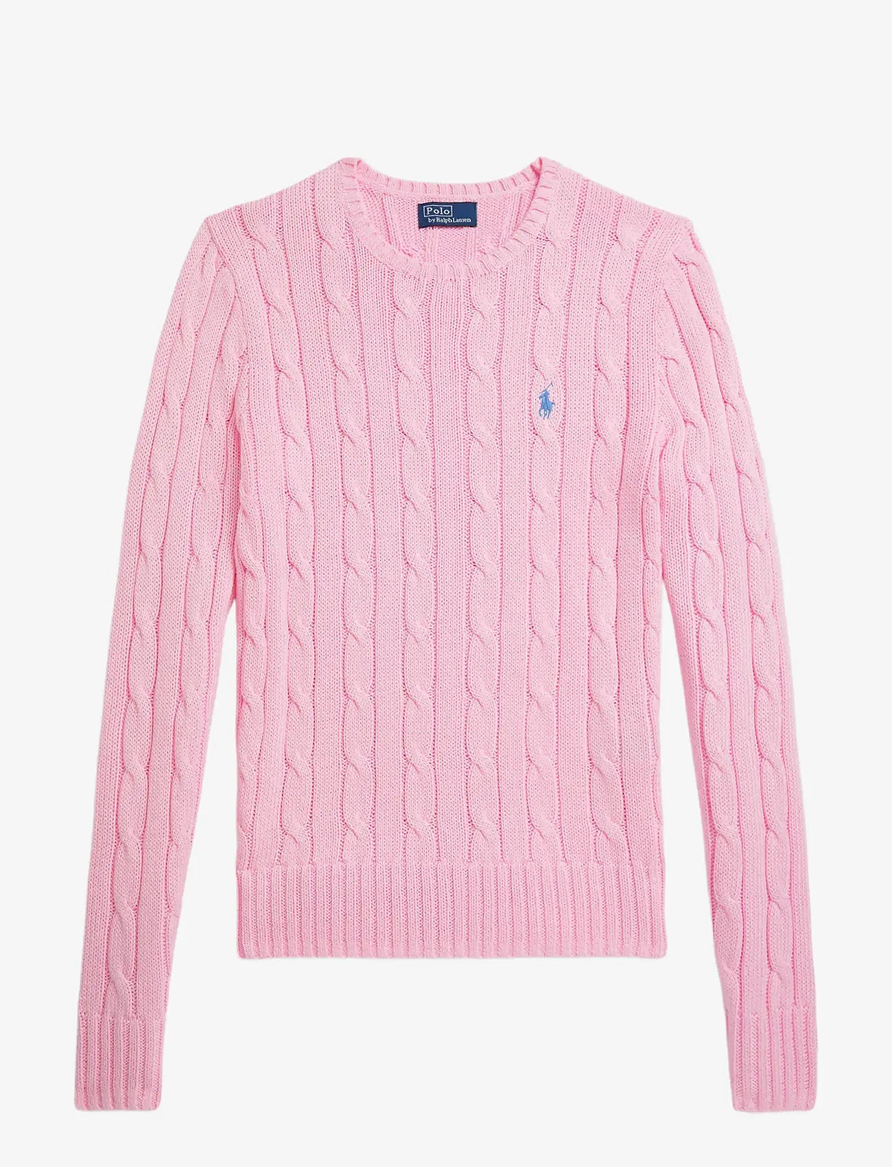 Polo Ralph Lauren - Cable-Knit Cotton Crewneck Sweater - pullover - carmel pink - 1