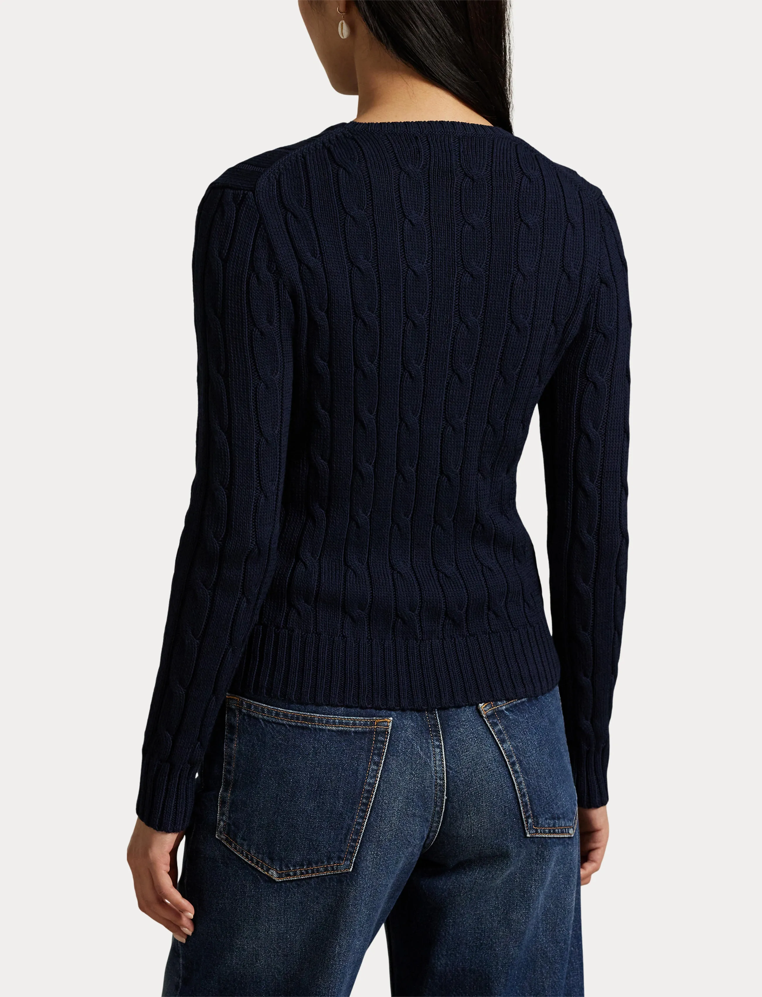 Polo Ralph Lauren 60/2X12 Pima Cotton-Lsl-Plo stickade tröjor dam – bild 6