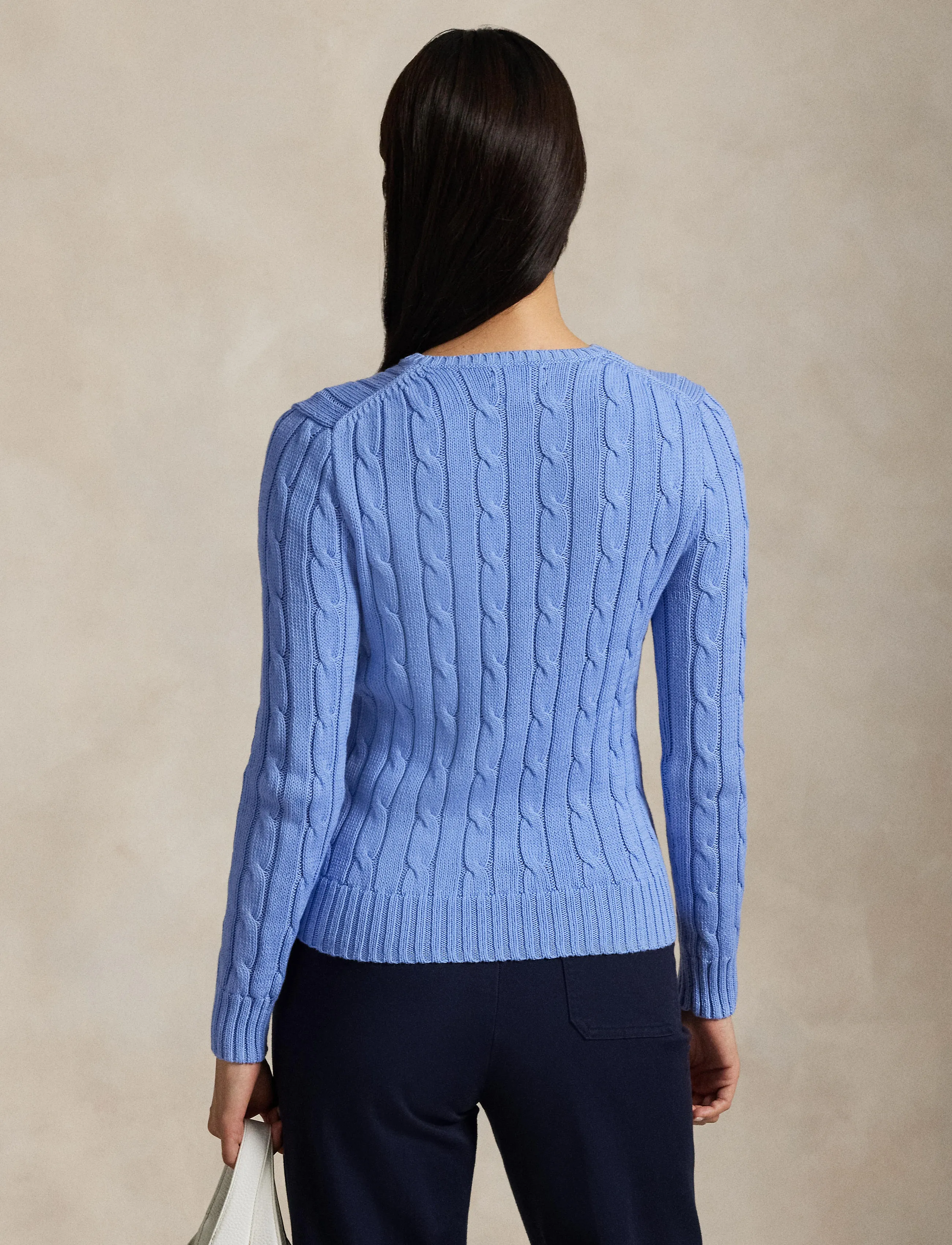 Polo Ralph Lauren - Cable-Knit Cotton Crewneck Sweater - pullover - new litchfield bl - 2