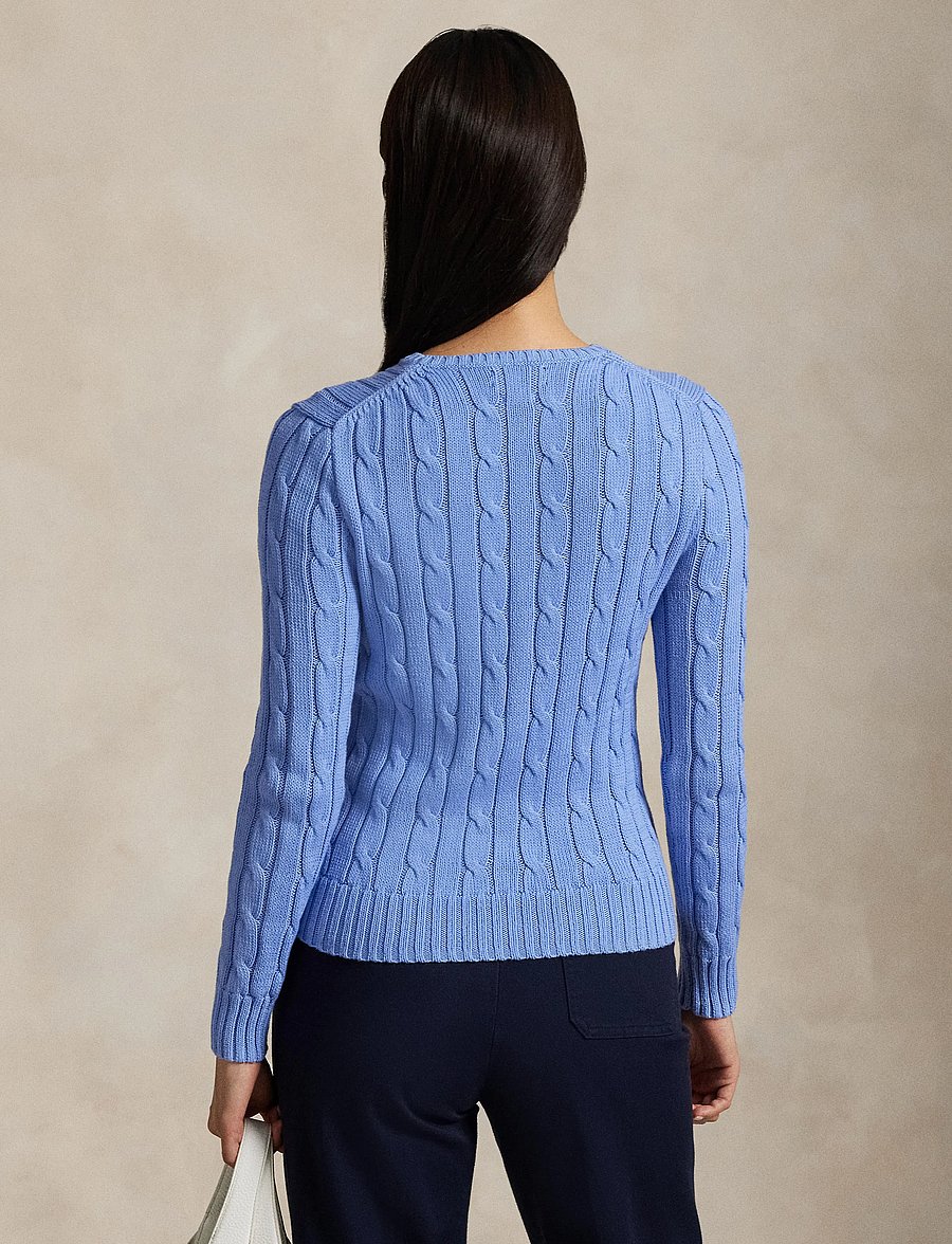 Polo Ralph Lauren - Cable-Knit Cotton Crewneck Sweater - neulepuserot - new litchfield bl - 2