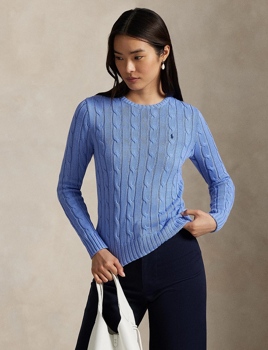 Polo Ralph Lauren - Cable-Knit Cotton Crewneck Sweater - neulepuserot - new litchfield bl - 3