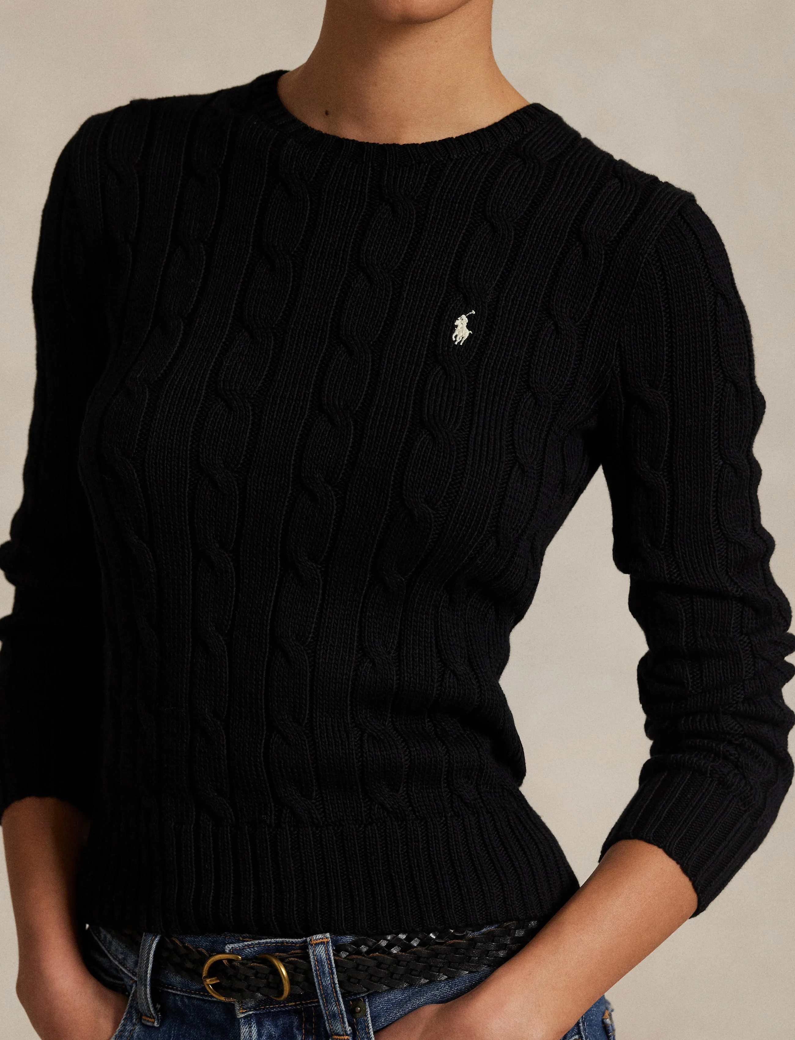 Polo Ralph Lauren 60/2X12 Pima Cotton-Lsl-Plo stickade tröjor dam – bild 7