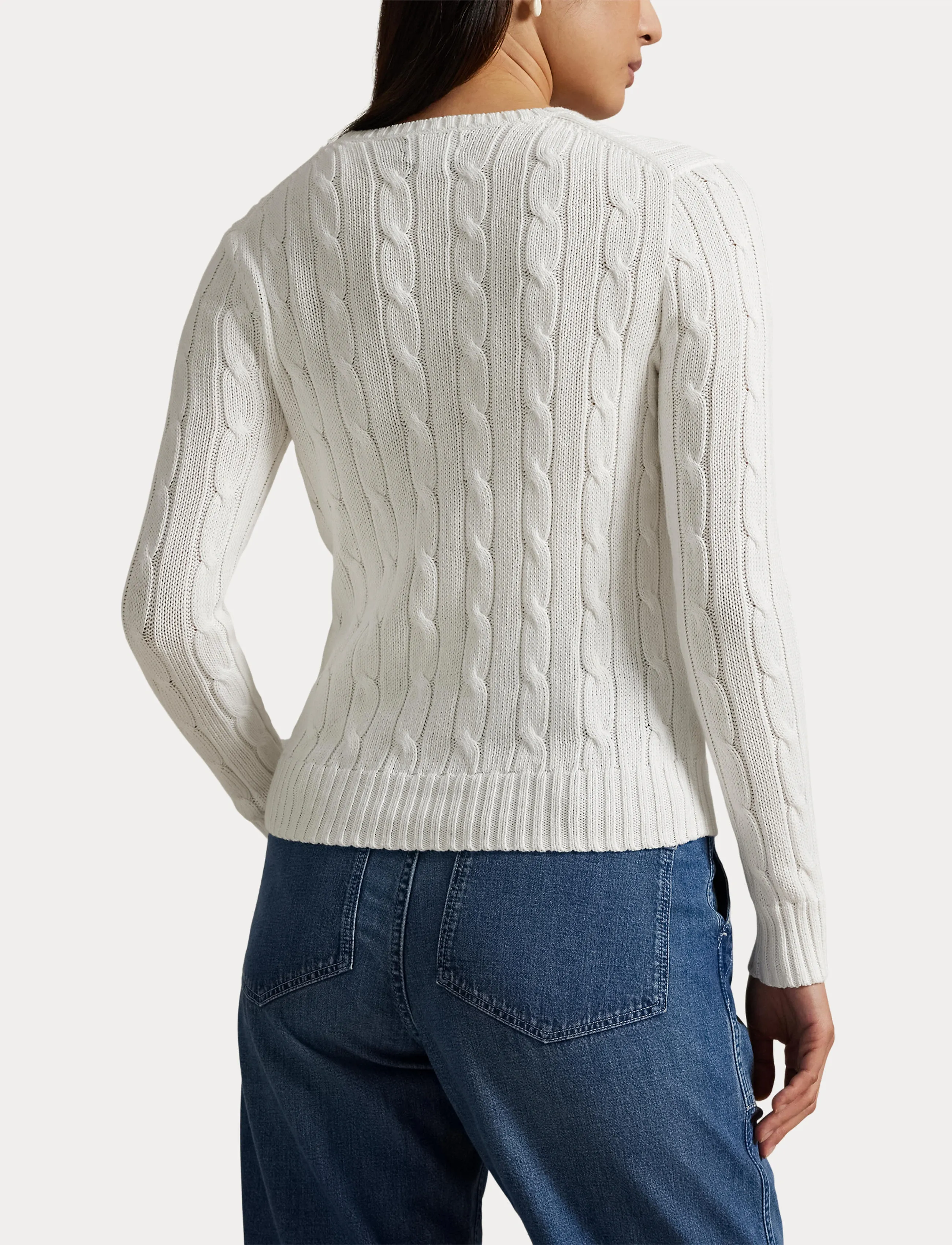 Polo Ralph Lauren 60/2X12 Pima Cotton-Lsl-Plo stickade tröjor dam – bild 6