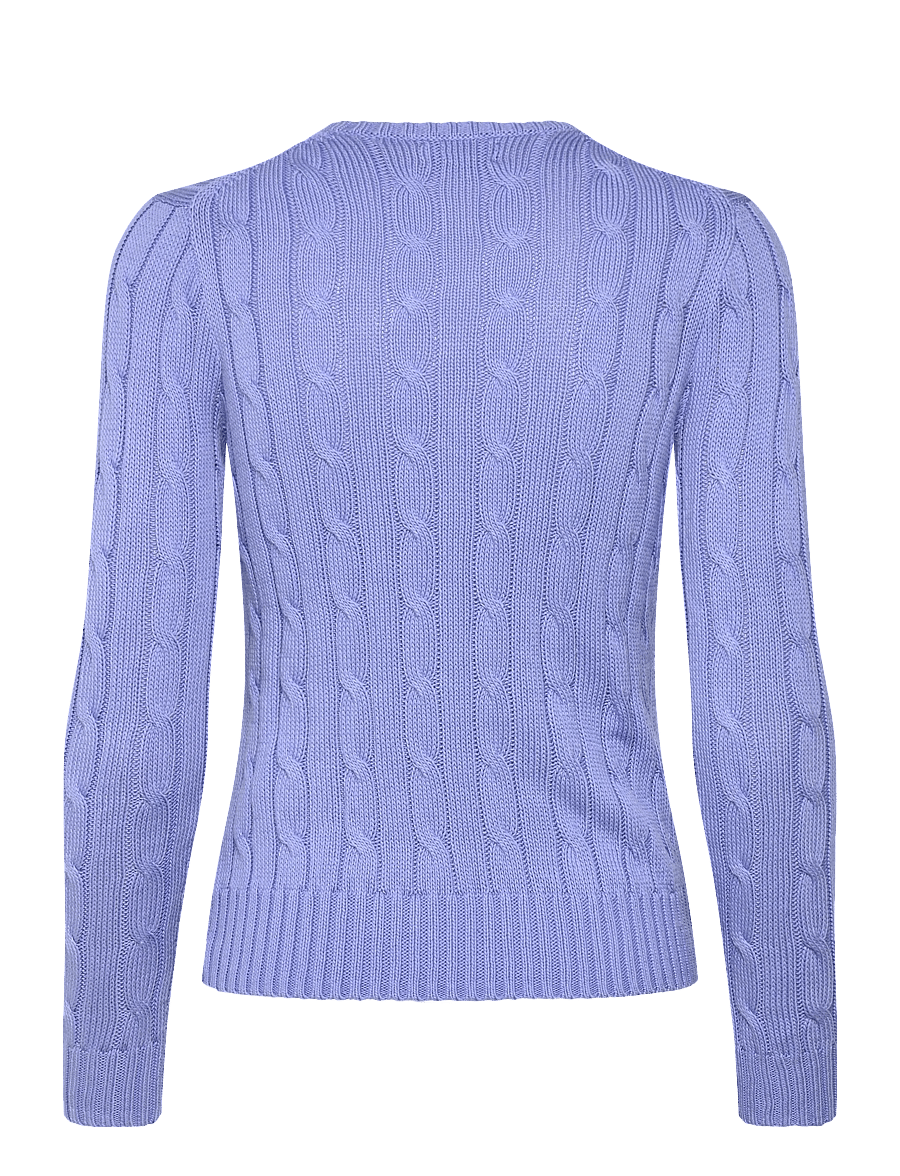 Polo Ralph Lauren - Cable-Knit Cotton V-Neck Sweater - trøjer - new litchfield bl - 1