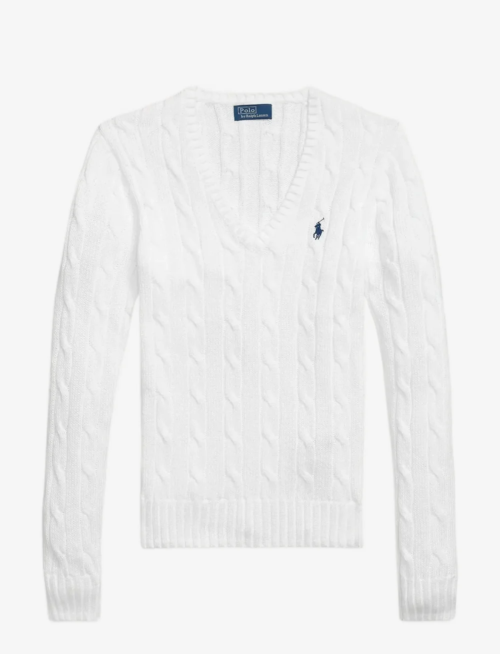 Polo Ralph Lauren - 60/2X12 PIMA COTTON-LSL-PLO - pullover - white - 1