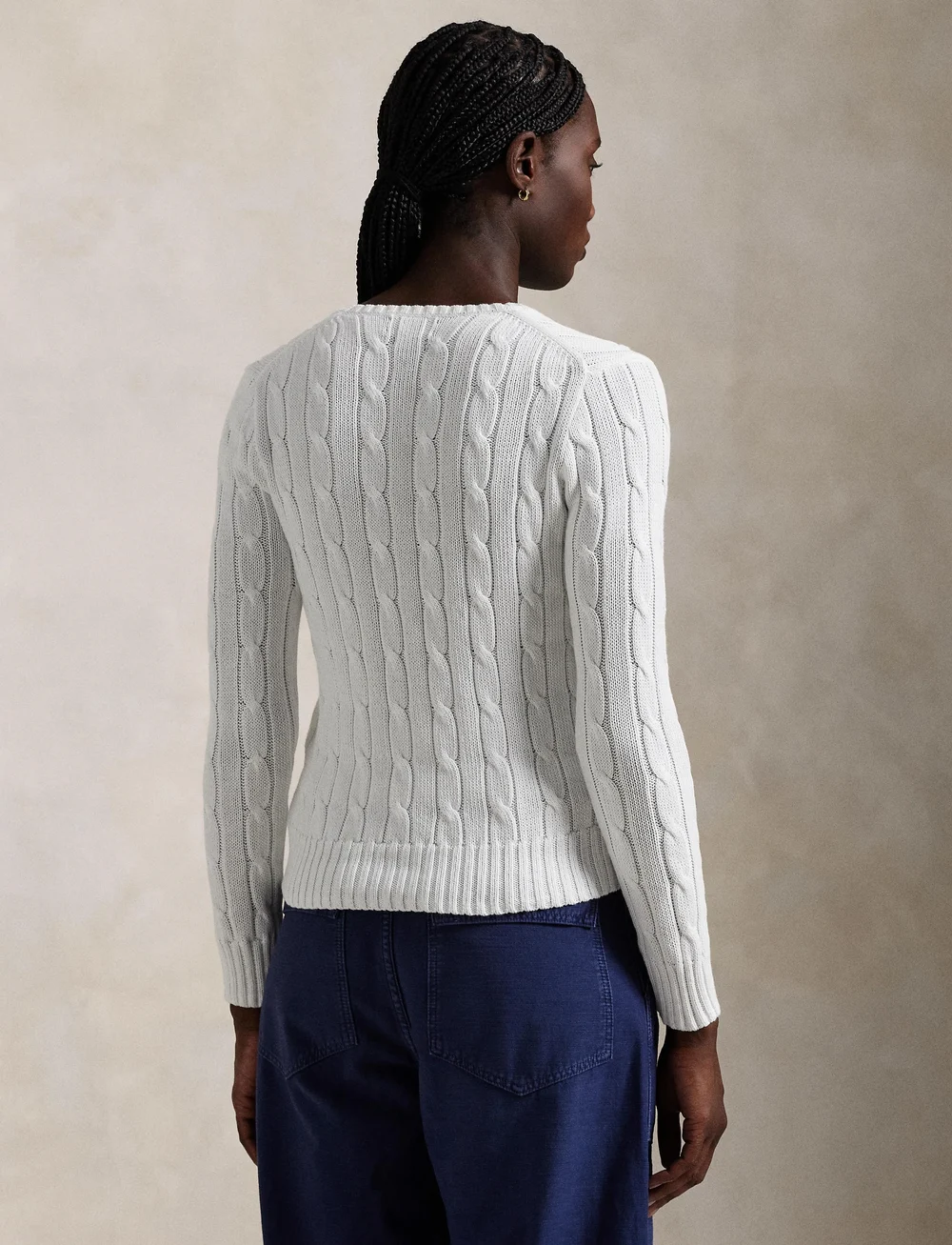 Polo Ralph Lauren - 60/2X12 PIMA COTTON-LSL-PLO - pullover - white - 2