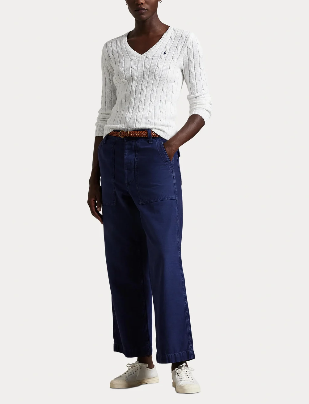 Polo Ralph Lauren - 60/2X12 PIMA COTTON-LSL-PLO - pullover - white - 4