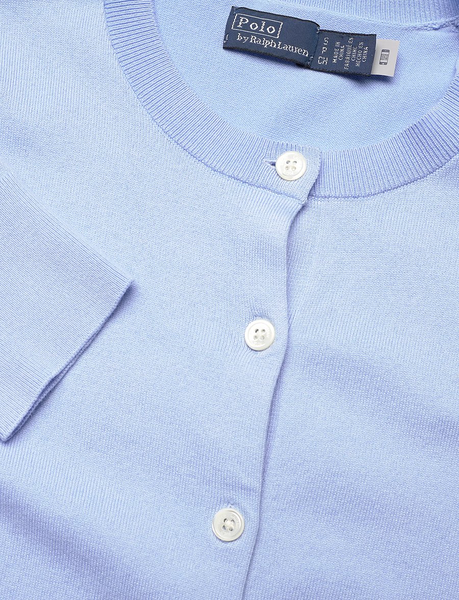 Polo Ralph Lauren - Cotton Crewneck Cardigan - cardigans - baby blue - 2
