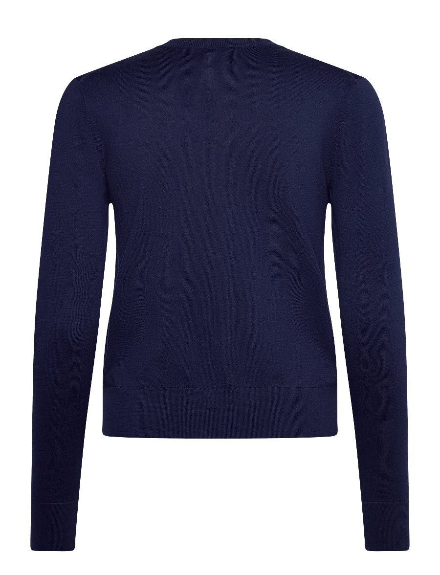 Polo Ralph Lauren - Cotton Crewneck Cardigan - cardigans - bright navy - 2