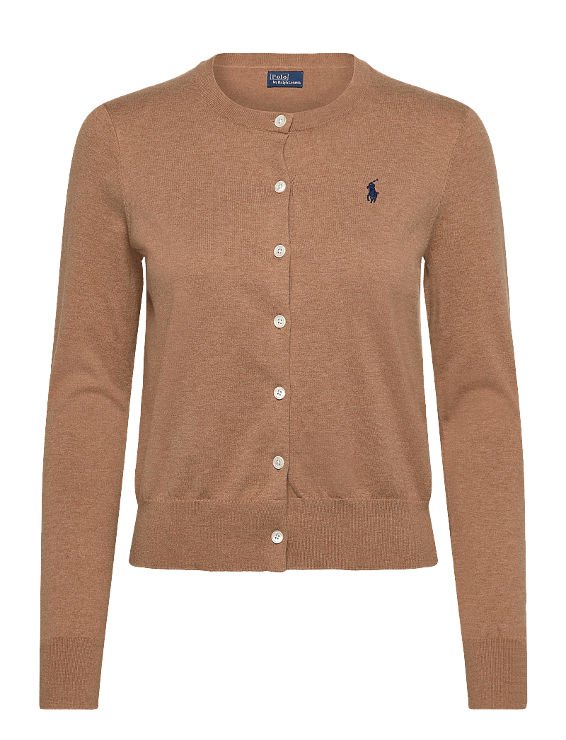 Polo Ralph Lauren - Cotton Crewneck Cardigan - cardigans - collection camel - 0
