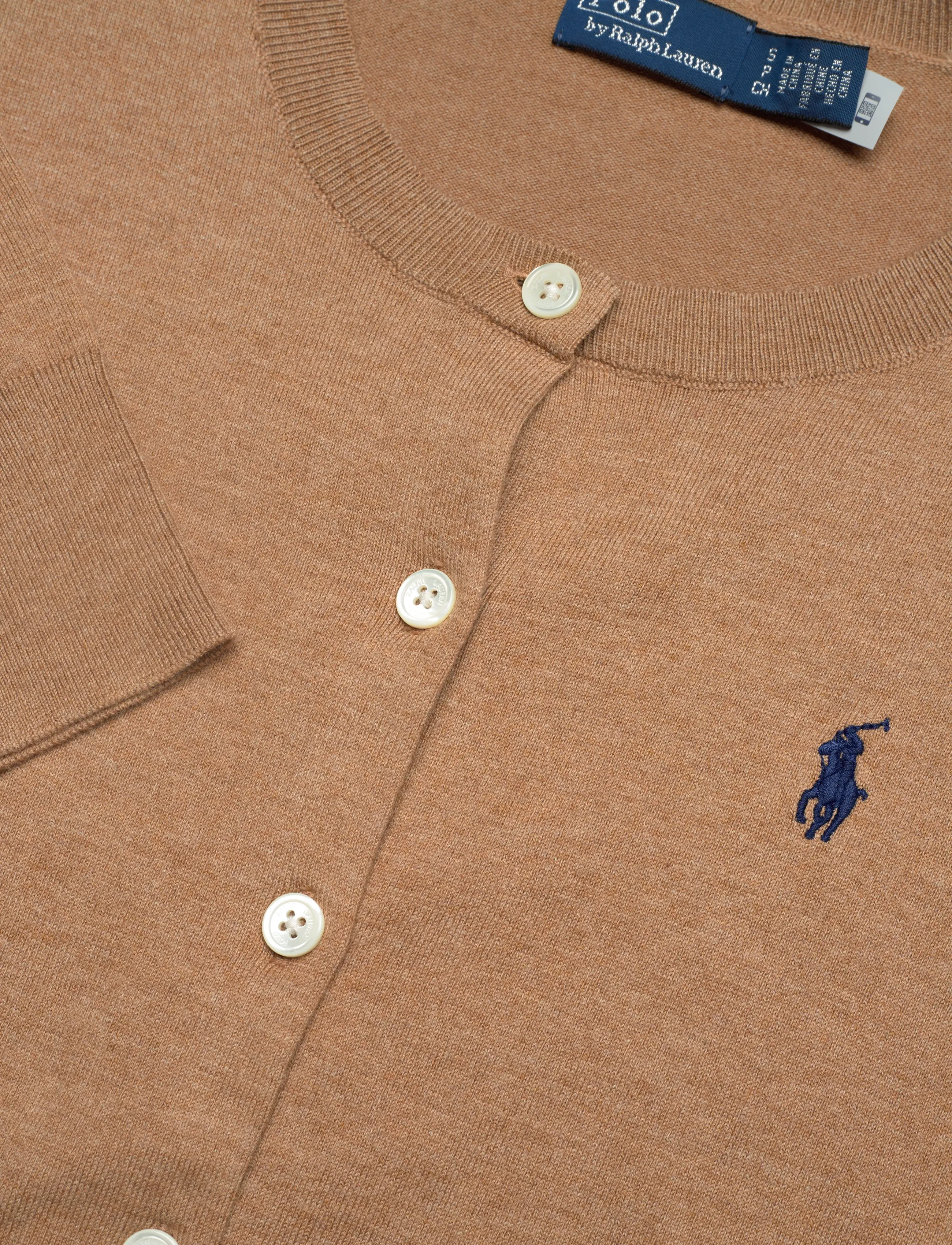 Polo Ralph Lauren - Cotton Crewneck Cardigan - gilets - collection camel - 2