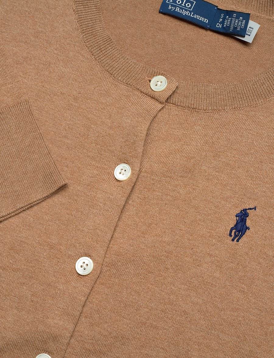 Polo Ralph Lauren - Cotton Crewneck Cardigan - cardigans - collection camel - 2