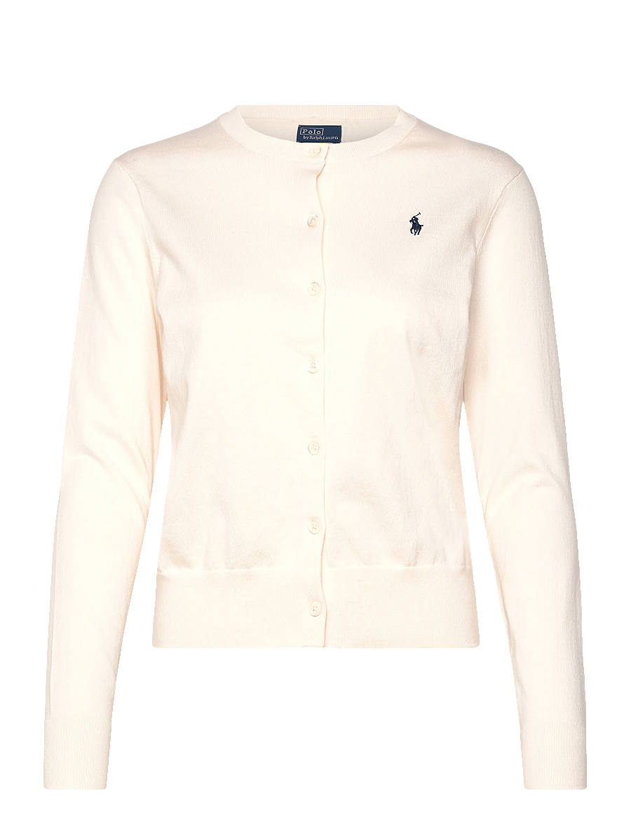 Polo Ralph Lauren - Cotton Crewneck Cardigan - cardigans - collection cream - 0