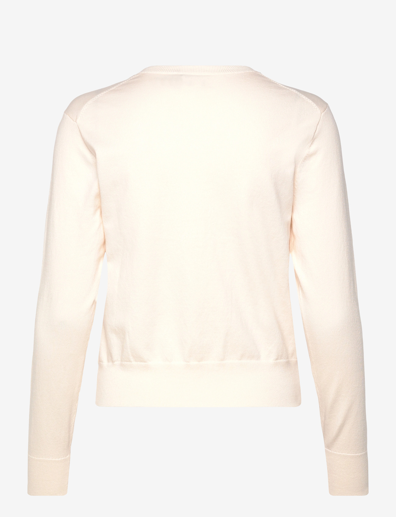 Polo Ralph Lauren - Cotton Crewneck Cardigan - koftor - collection cream - 1