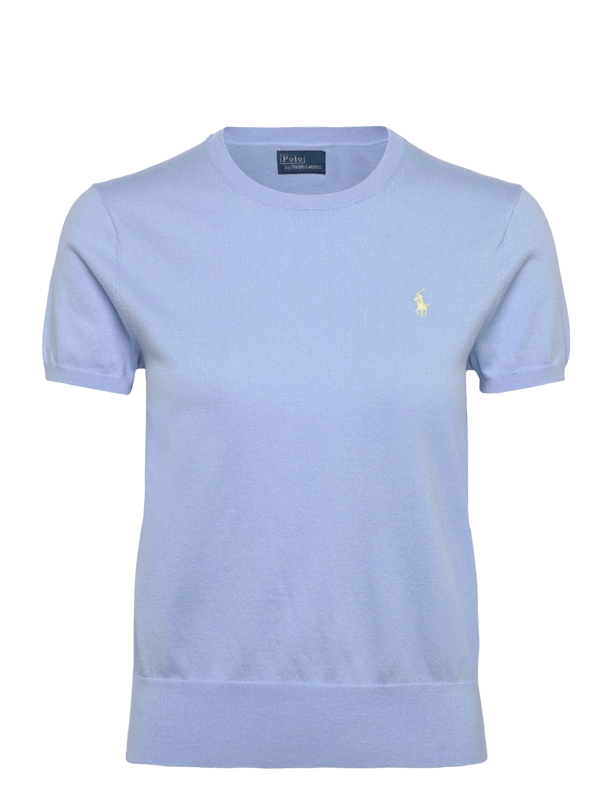 Polo Ralph Lauren Short-Sleeve Crewneck Sweater - Kleidung - BABY BLUE / blue