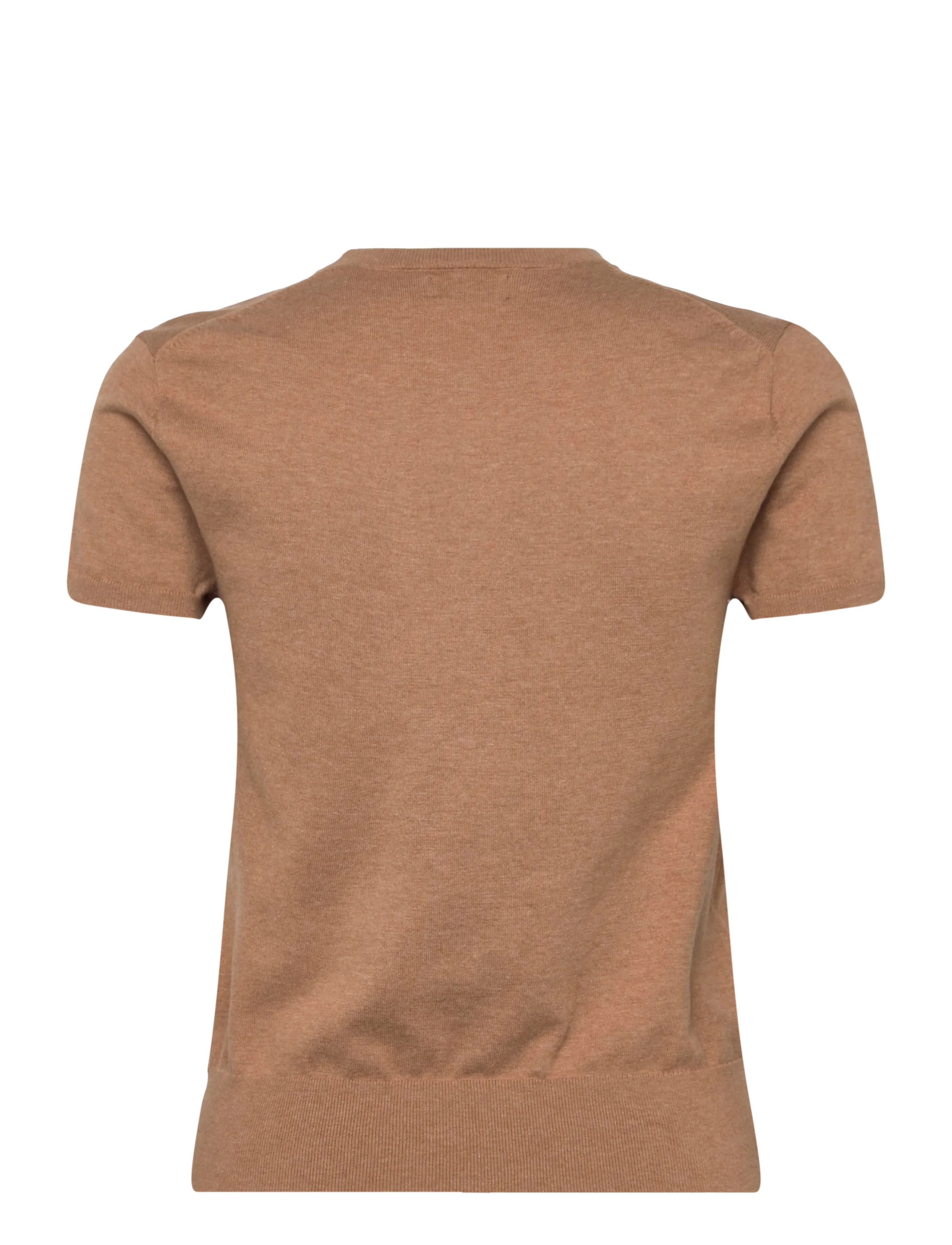 Polo Ralph Lauren - Short-Sleeve Crewneck Sweater - collection camel - 1