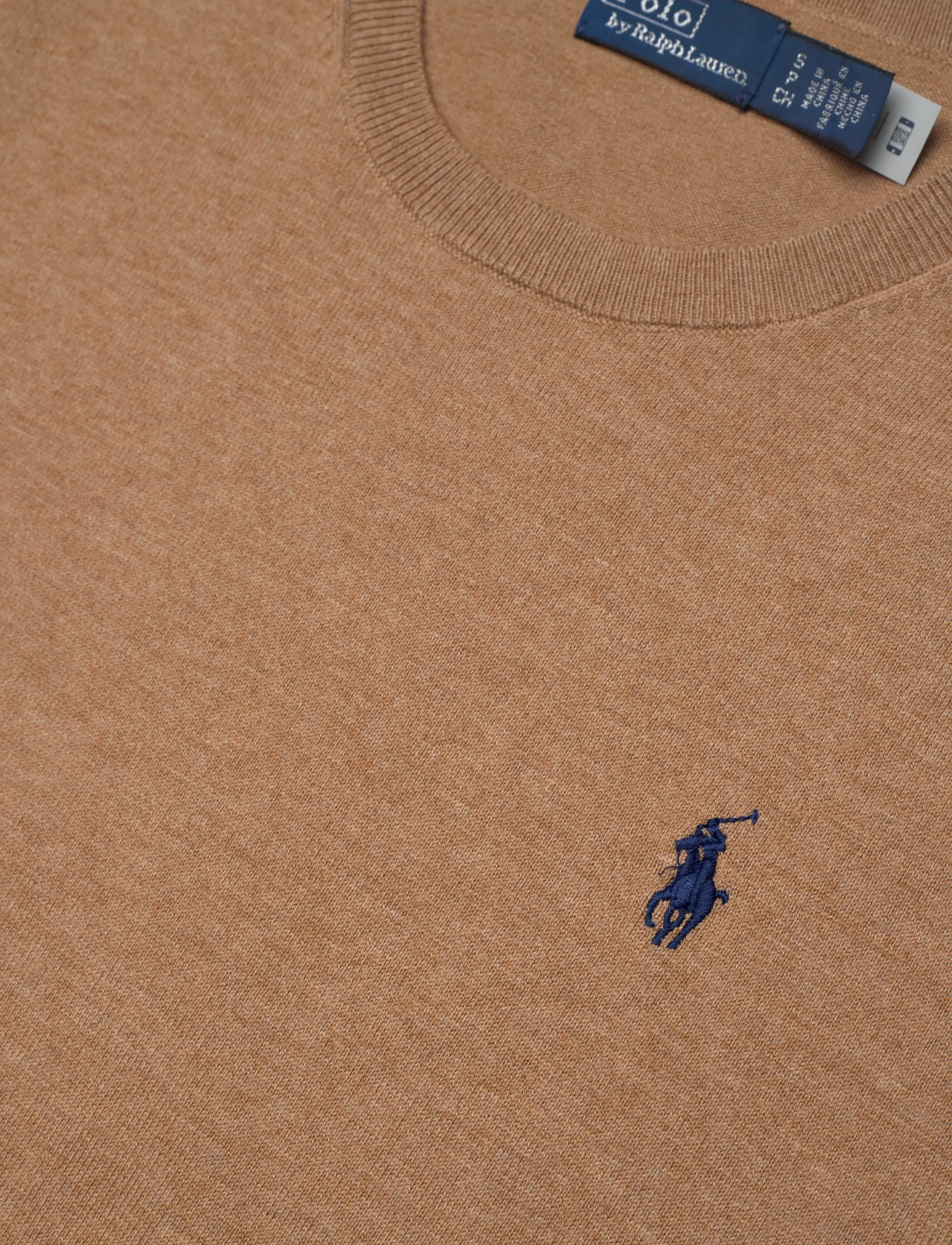 Polo Ralph Lauren - Short-Sleeve Crewneck Sweater - collection camel - 2