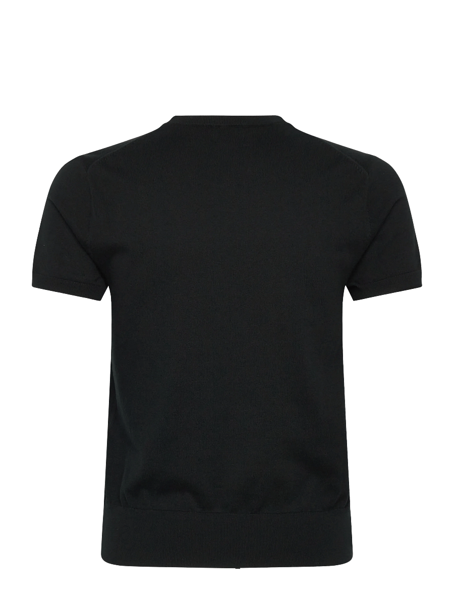 Polo Ralph Lauren - 2/50 PIMA COTTON-SWEATER-PULLOVER - t-shirts - polo black - 1