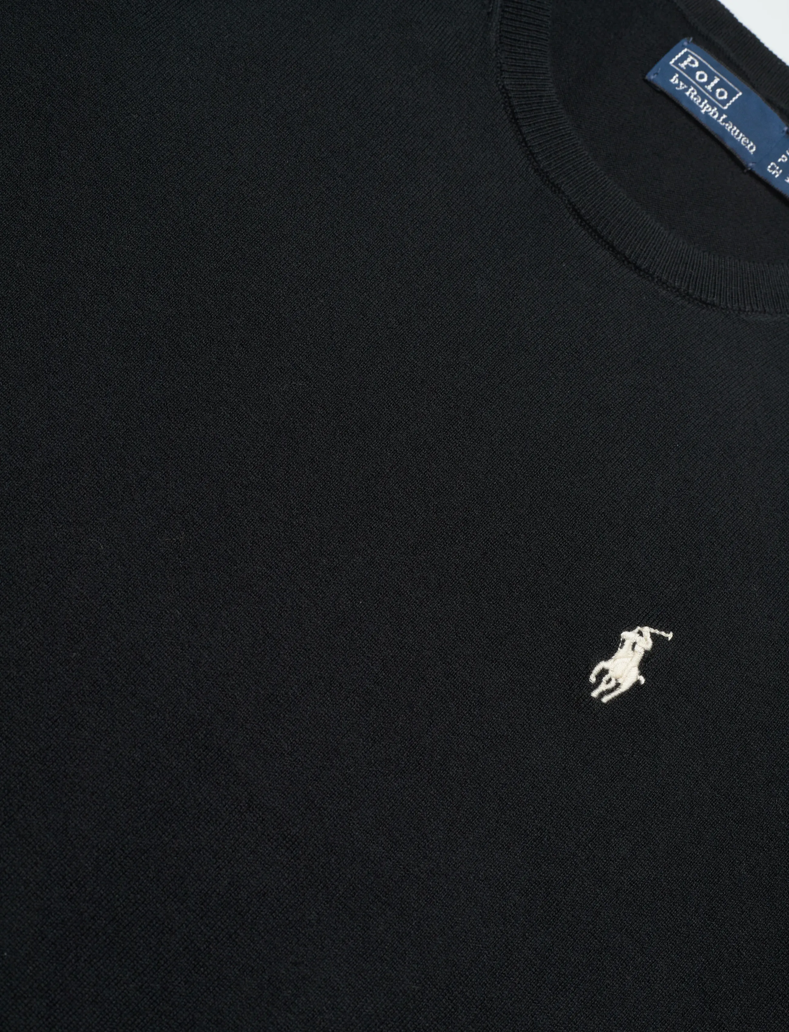 Polo Ralph Lauren - Short-Sleeve Crewneck Sweater - t-shirts - polo black - 2