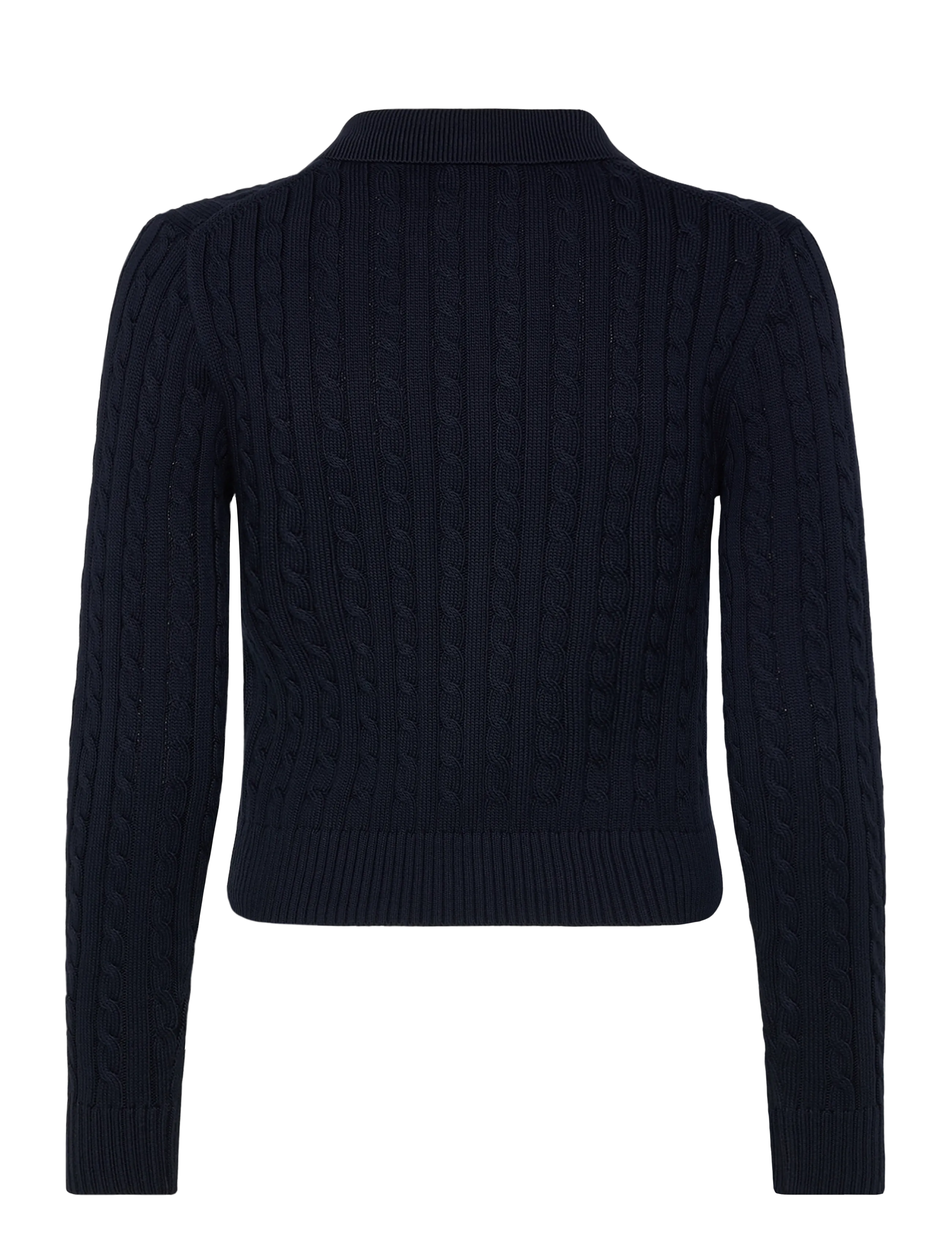 Polo Ralph Lauren - Cable-Knit Cotton Cardigan - cardigans - hunter navy - 2