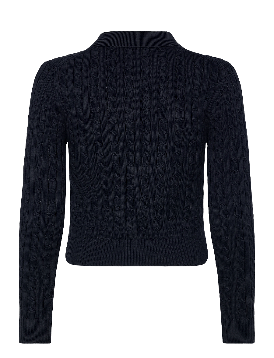 Polo Ralph Lauren - Cable-Knit Cotton Cardigan - kardiganid - hunter navy - 2