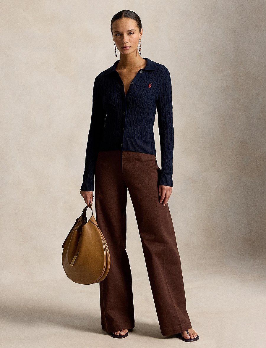 Polo Ralph Lauren - Cable-Knit Cotton Cardigan - kardiganid - hunter navy - 0