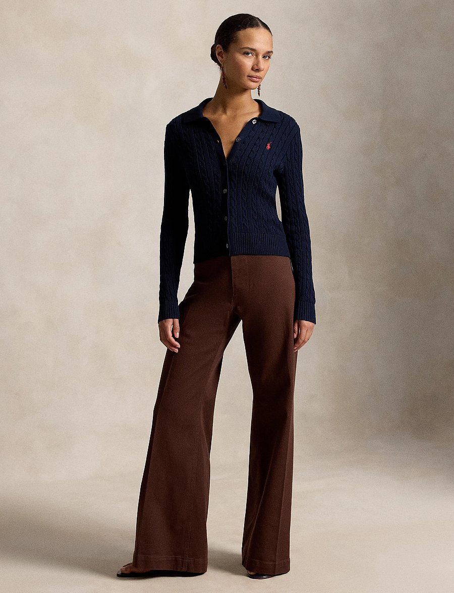 Polo Ralph Lauren - Cable-Knit Cotton Cardigan - kardiganid - hunter navy - 5