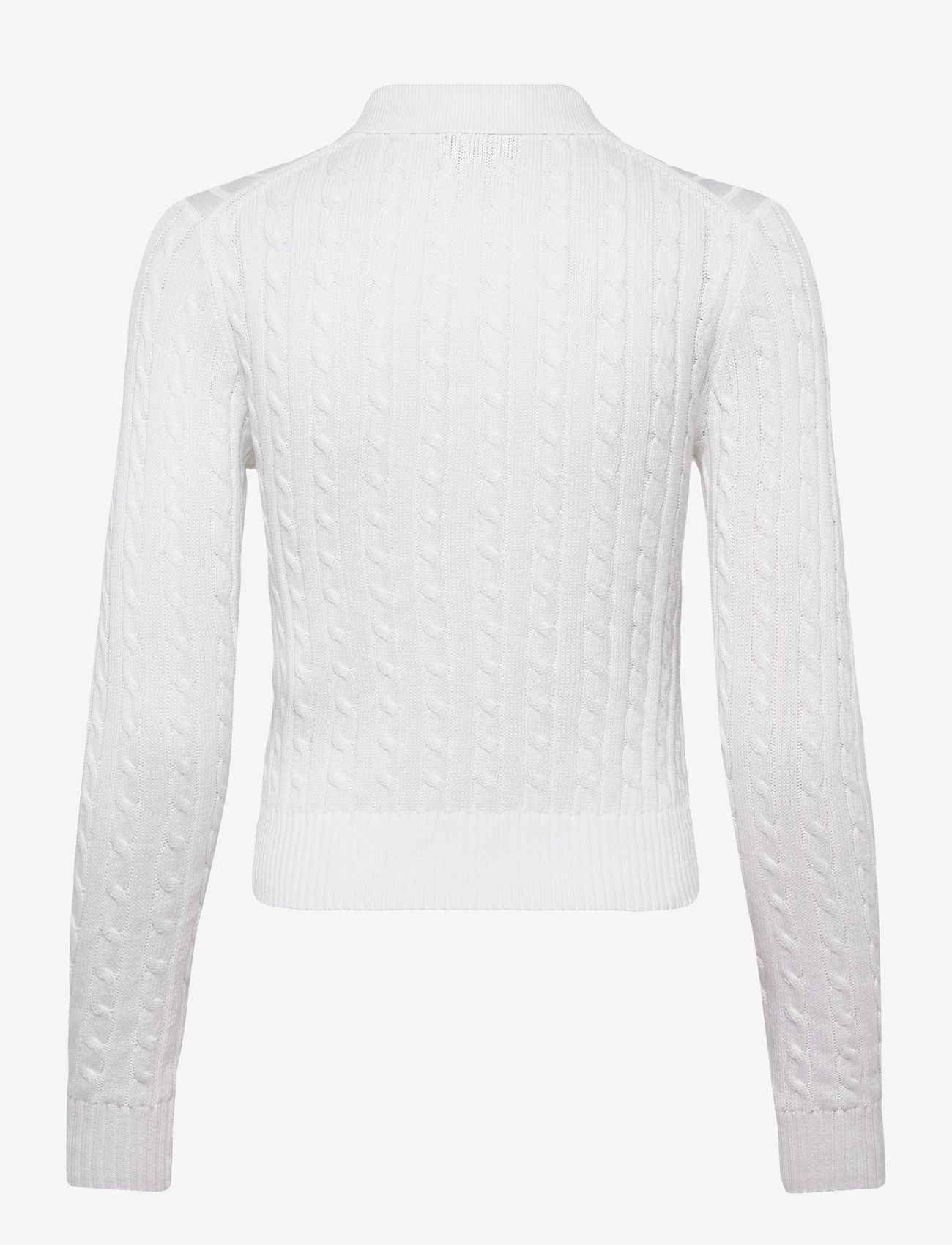 Polo Ralph Lauren - Cable-Knit Cotton Cardigan - kardiganid - white - 1