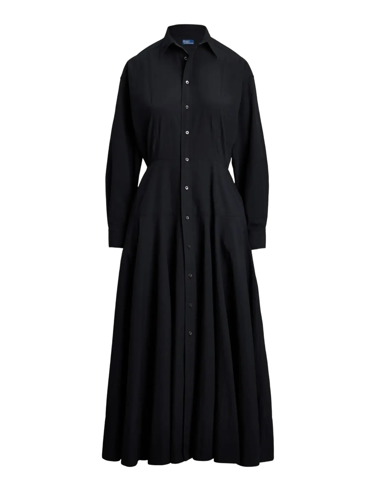Polo Ralph Lauren Paneled Cotton Canvas Shirtdress - Kjoler - POLO BLACK / black