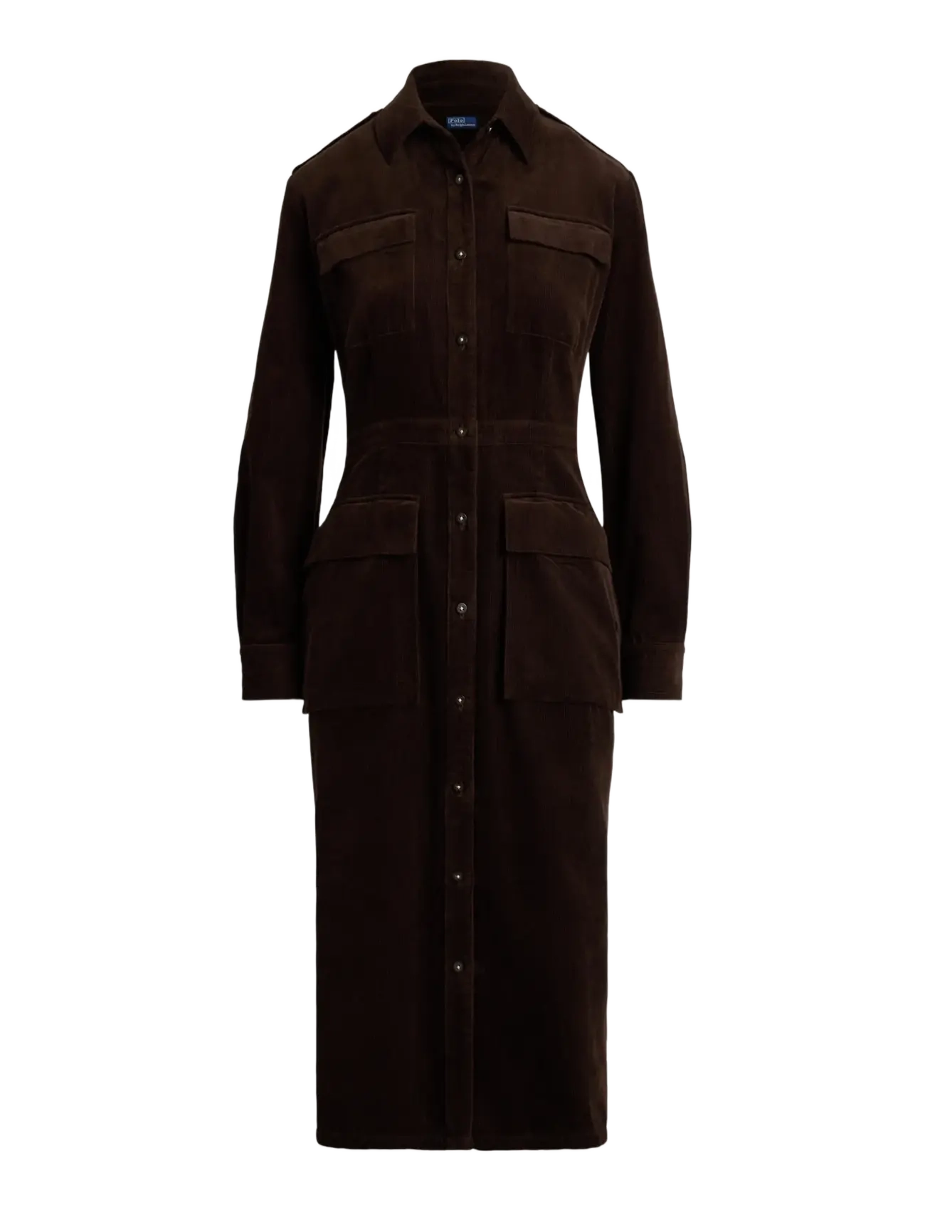 Polo Ralph Lauren - Cotton Corduroy Shirtdress - dark beech - 1