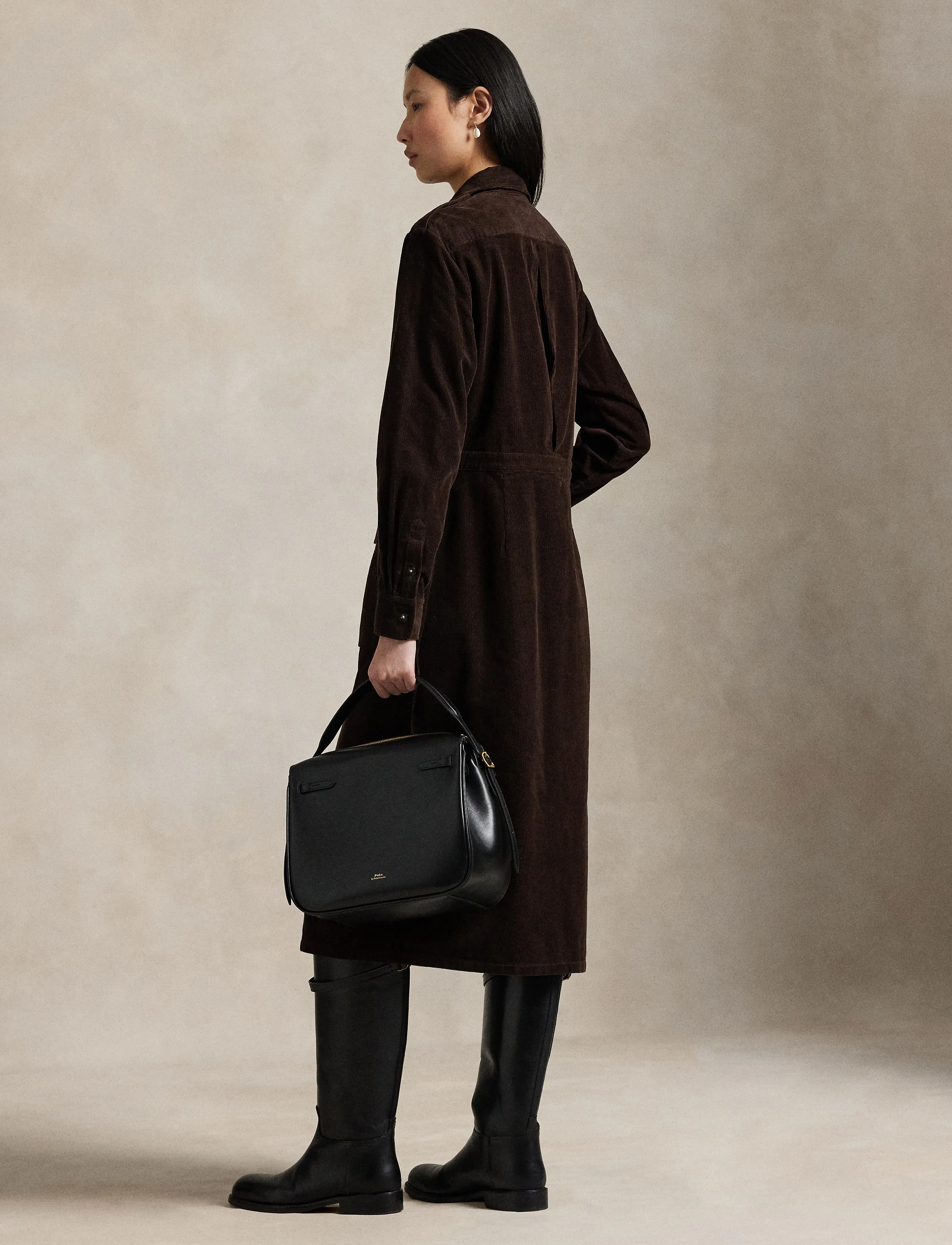 Polo Ralph Lauren - Cotton Corduroy Shirtdress - dark beech - 2