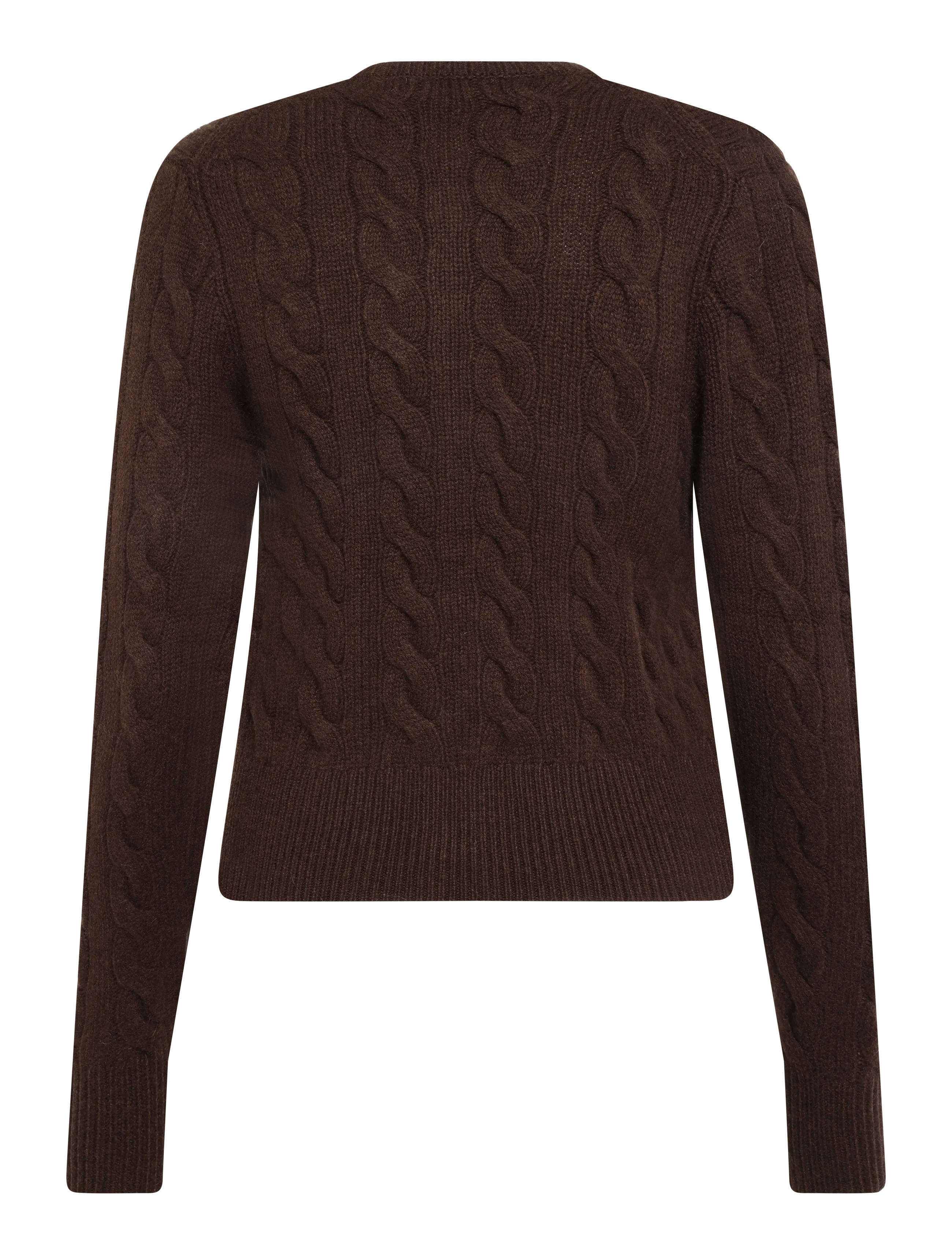 Polo Ralph Lauren - Cable-Knit Wool-Cashmere Cardigan - kasmír - cedar heather - 2