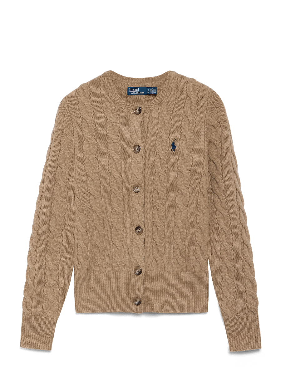 Polo Ralph Lauren - Cable-Knit Wool-Cashmere Cardigan - kaschmir - collection camel - 1