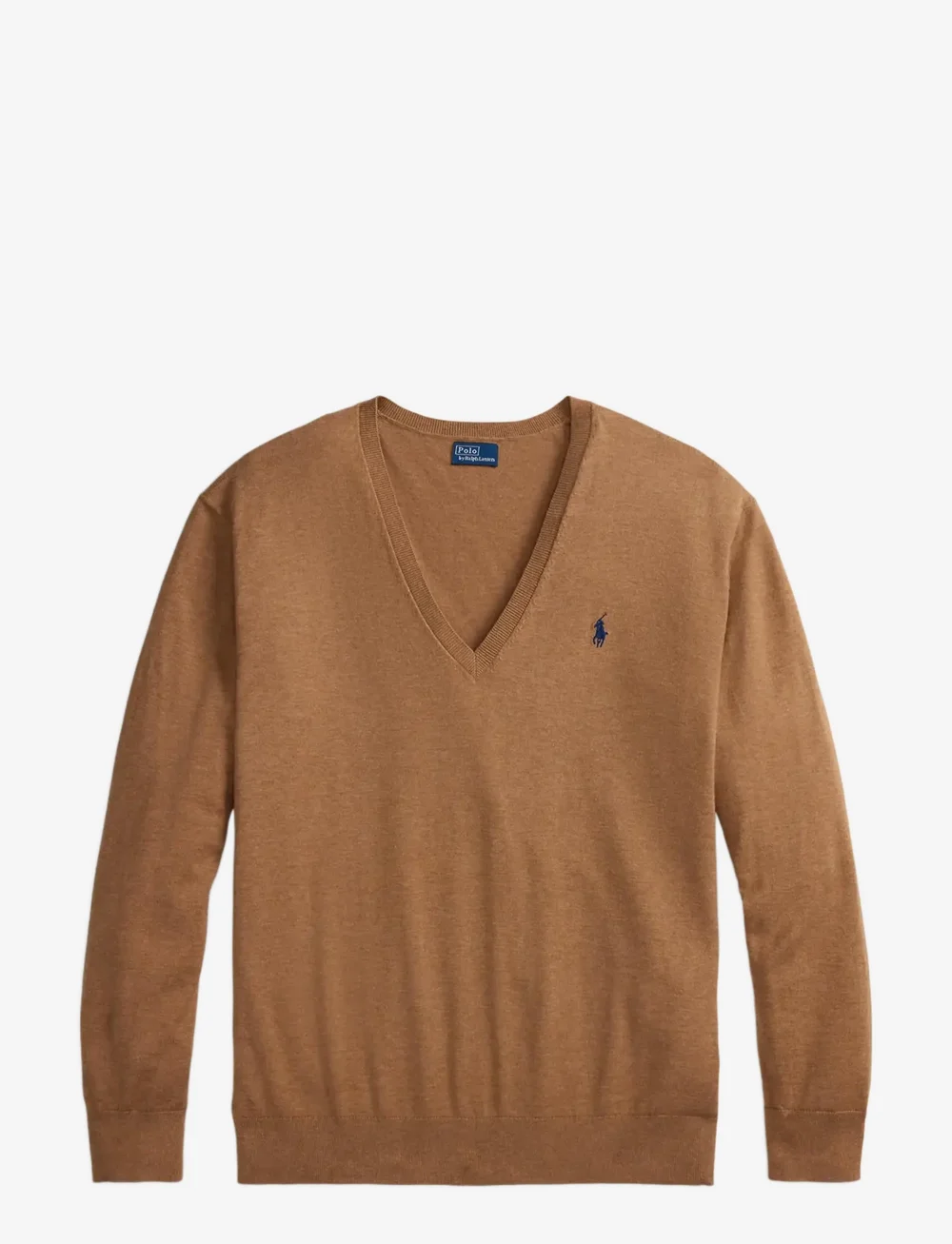 Polo Ralph Lauren - Cotton V-Neck Sweater - sweaters - collection camel - 1