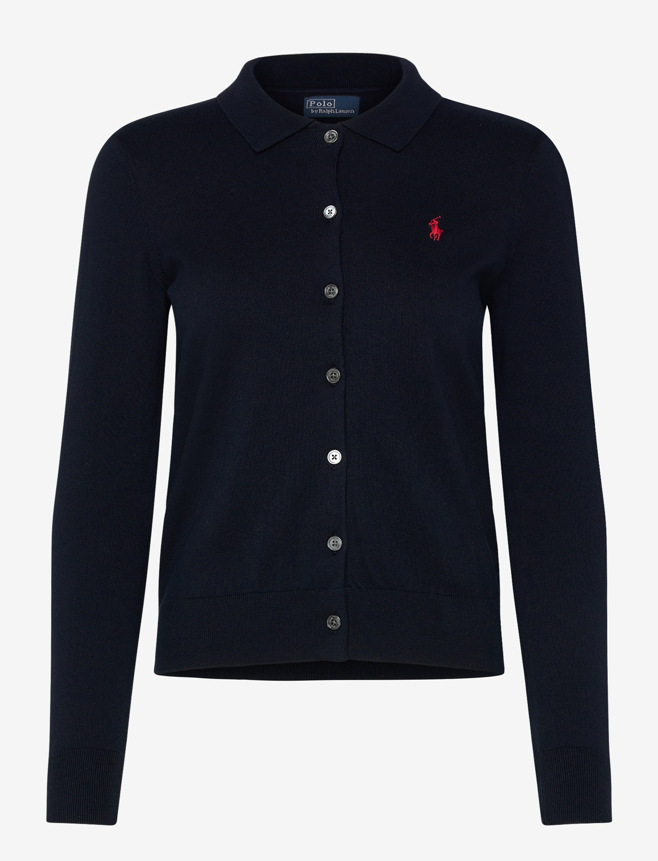 Polo Ralph Lauren - Polo-Collar Buttoned Cardigan - kardiganid - hunter navy - 0