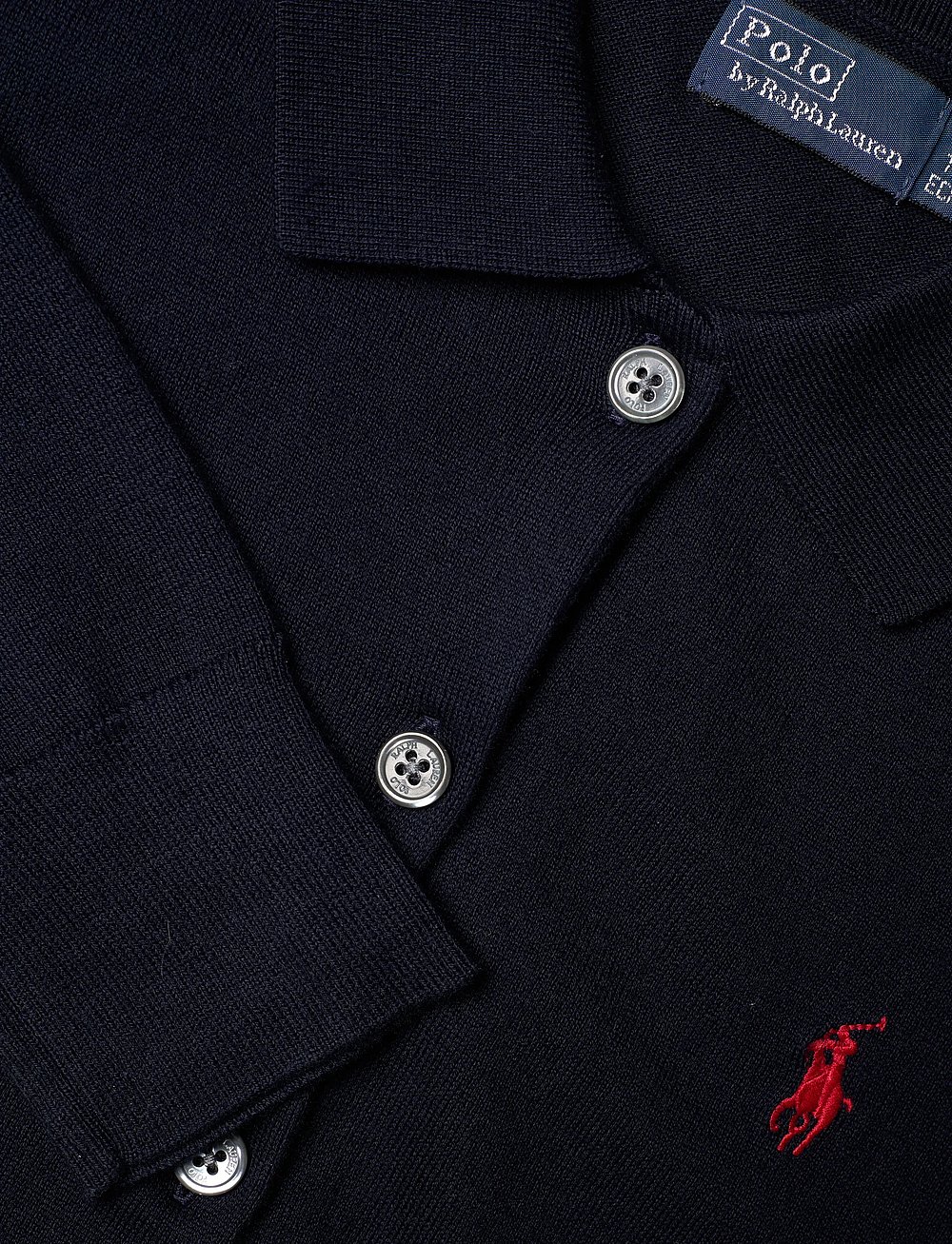 ポニー無し 黒 90s Polo by RalphLauren cardigan 1/3 Zip - Polo ポニー無し 黒 90s Polo by RalphLauren cardigan 1/3 Zip - Polo