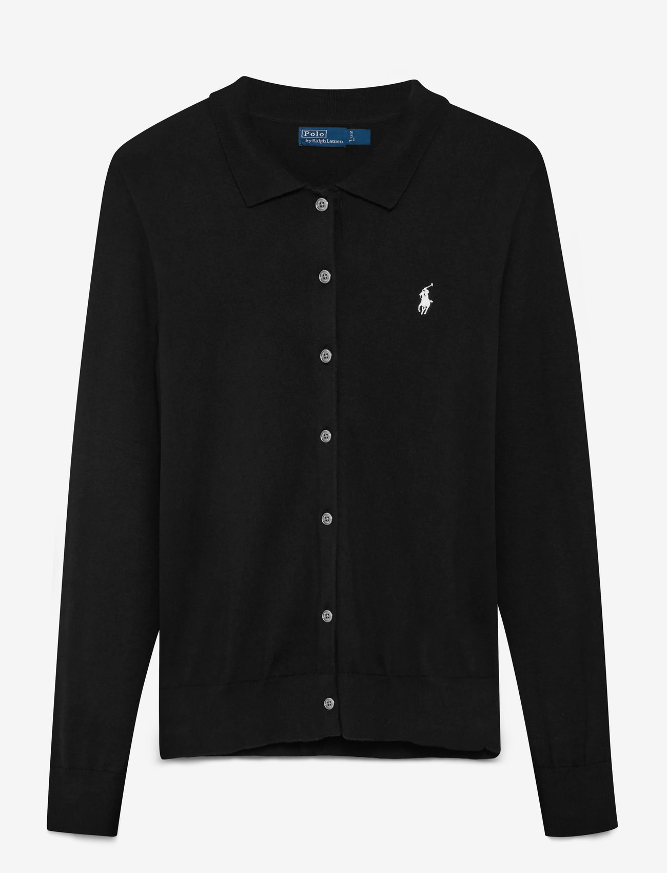 Polo Ralph Lauren - Polo-Collar Buttoned Cardigan - koftor - polo black - 2