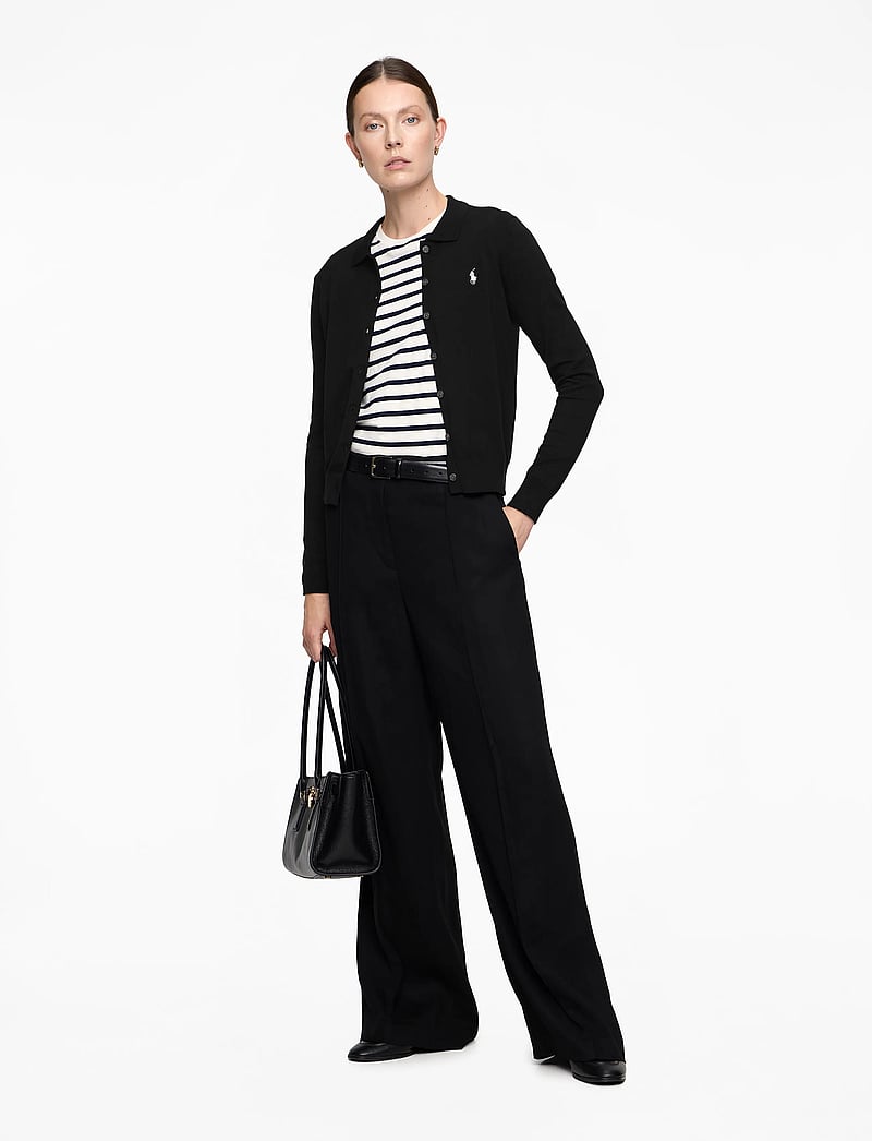 Polo Ralph Lauren - Polo-Collar Buttoned Cardigan - koftor - polo black - 3