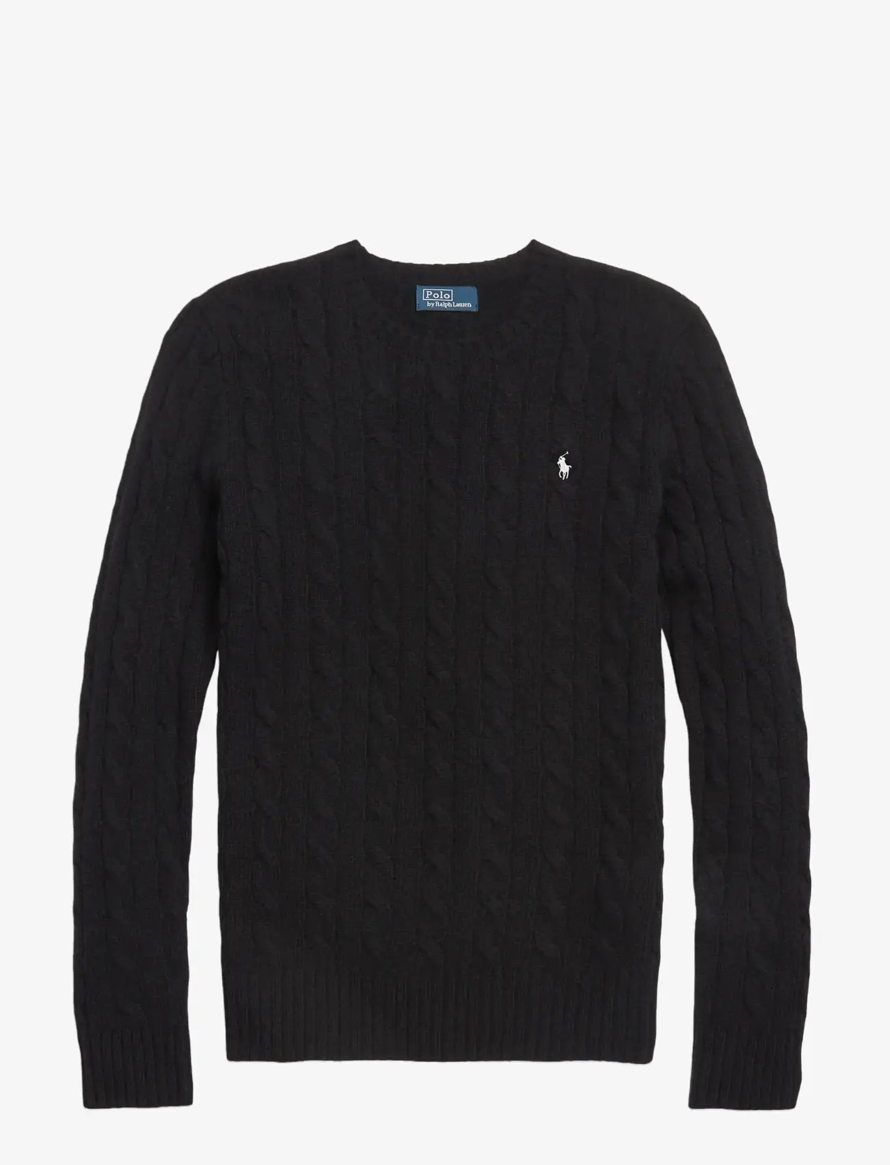 Polo Ralph Lauren - Cable Wool-Cashmere Crewneck Sweater - kašmiir - polo black - 1