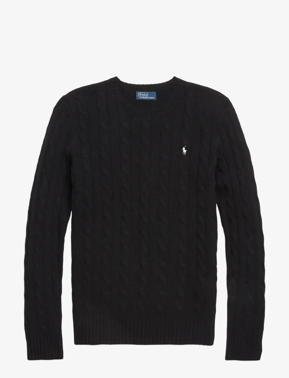 Polo Ralph Lauren - Cable Wool-Cashmere Crewneck Sweater - kašmiir - polo black - 1