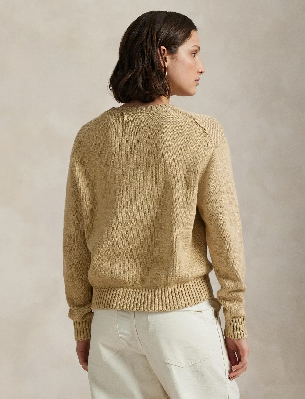 Polo Ralph Lauren - Polo Bear Cotton Crewneck Sweater - pullover - tan multi - 2