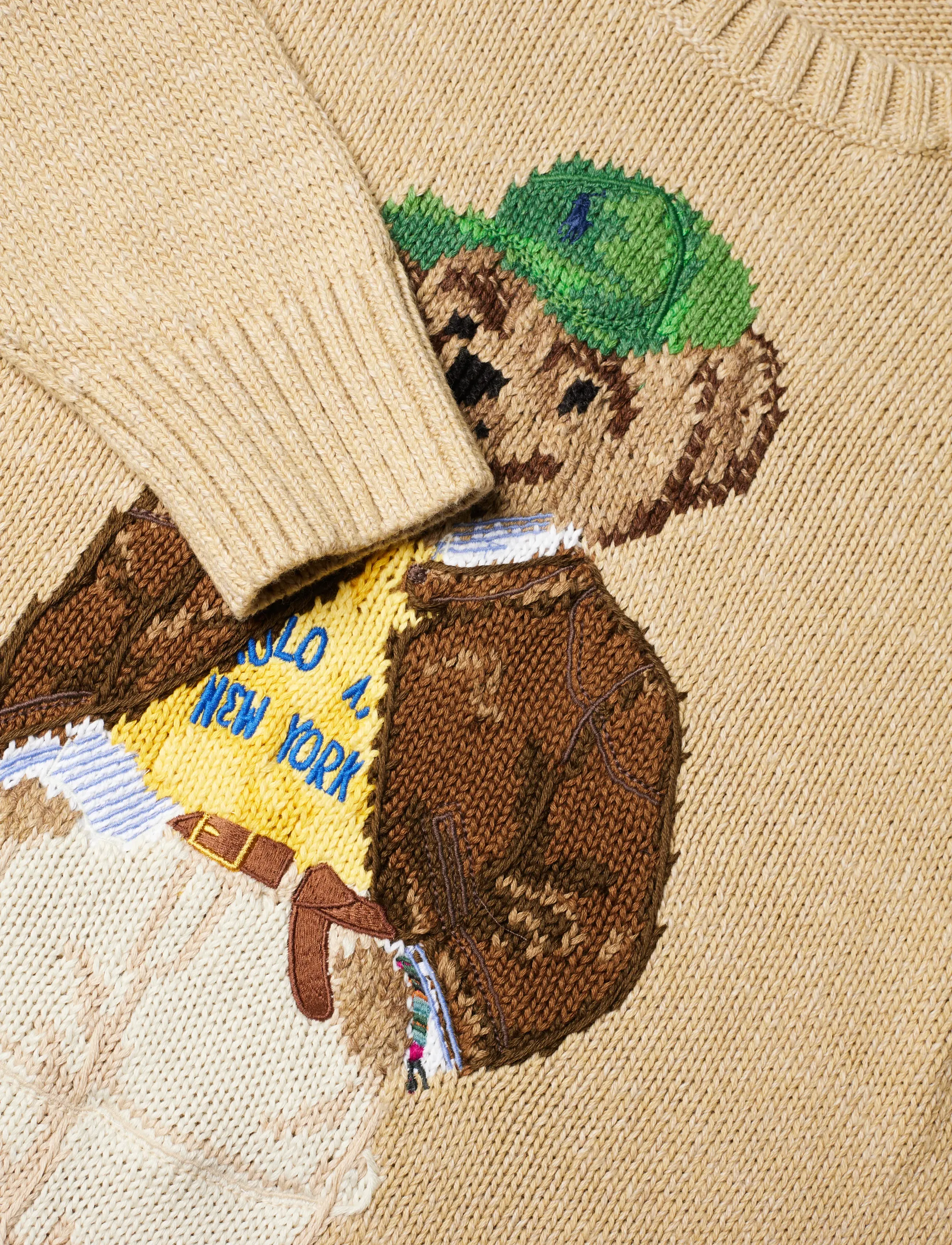 Polo Ralph Lauren Polo Bear Cotton Crewneck Sweater (PRW211972121