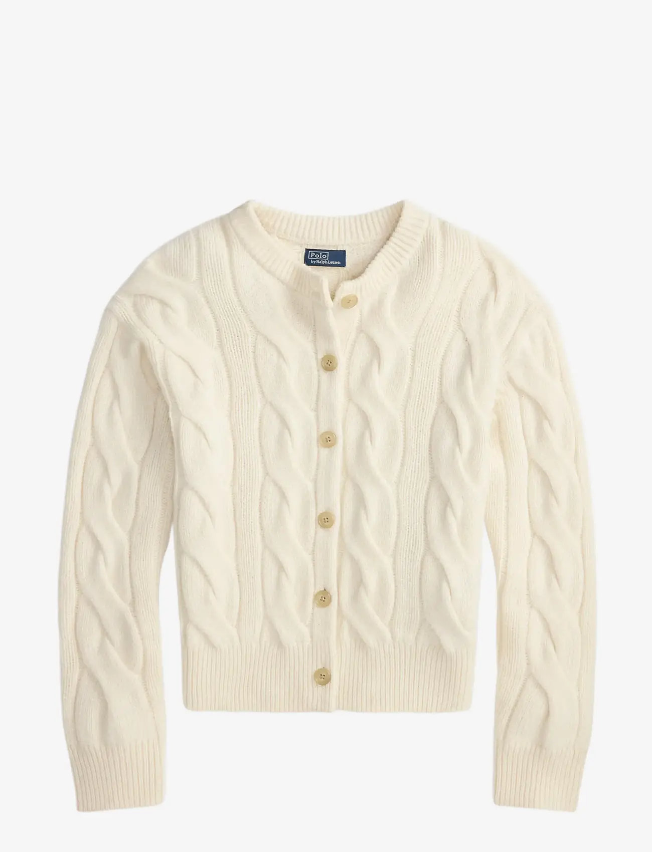 Polo Ralph Lauren - Cable-Knit Wool-Cashmere Cardigan - kashmir - authentic cream - 1