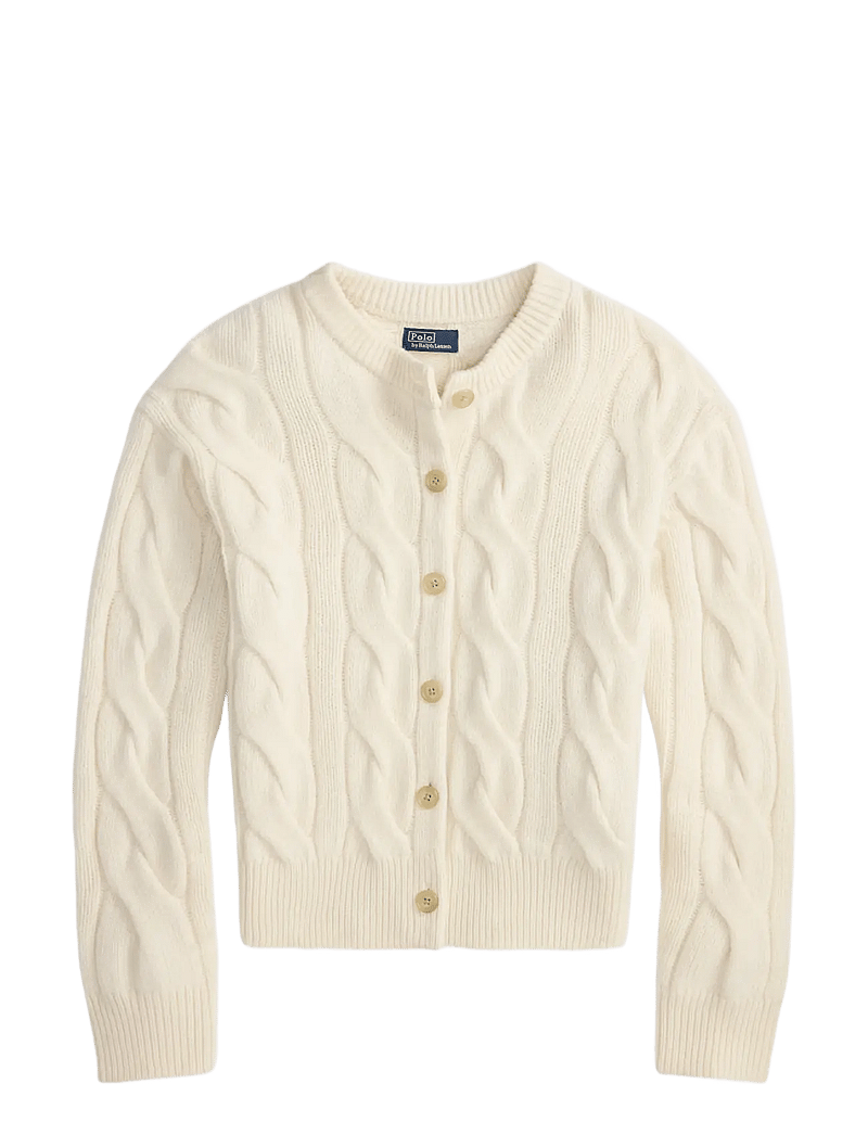 Polo Ralph Lauren - Cable-Knit Wool-Cashmere Cardigan - kashmir - authentic cream - 1