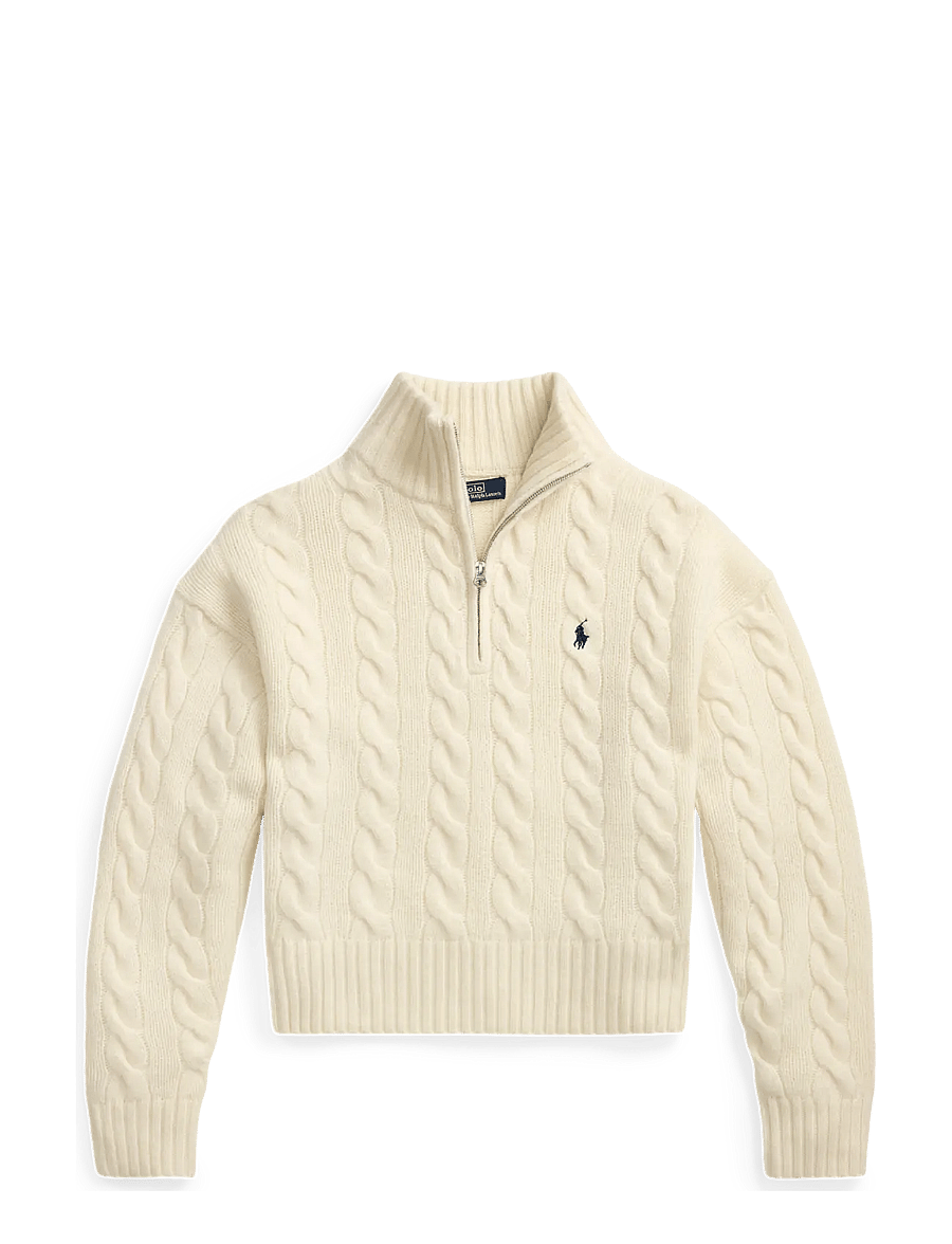 Polo Ralph Lauren - Cable Wool-Cashmere Half-Zip Sweater - cashmere - authentic cream - 2
