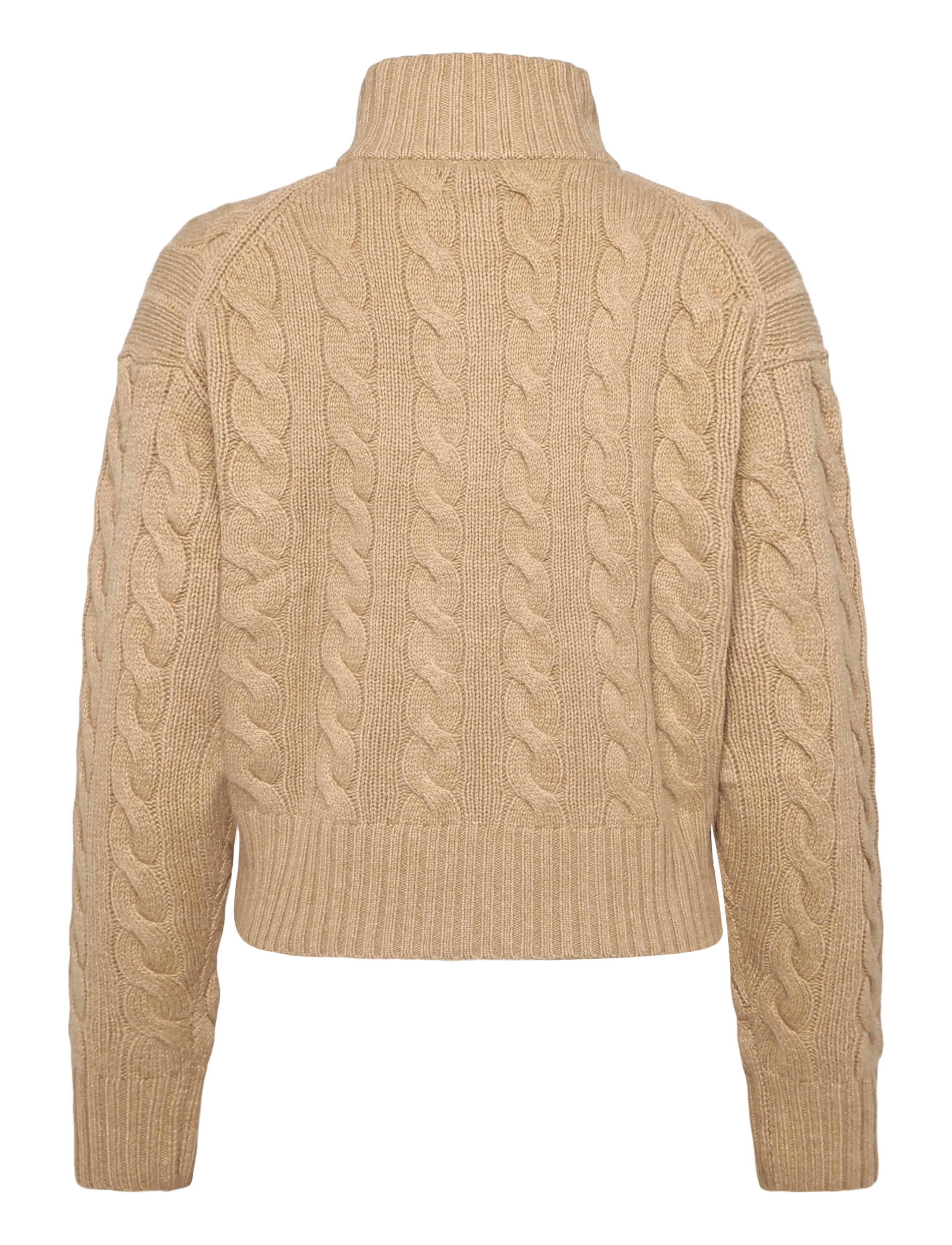 Polo Ralph Lauren - Cable Wool-Cashmere Half-Zip Sweater - kashmir - collection camel - 1
