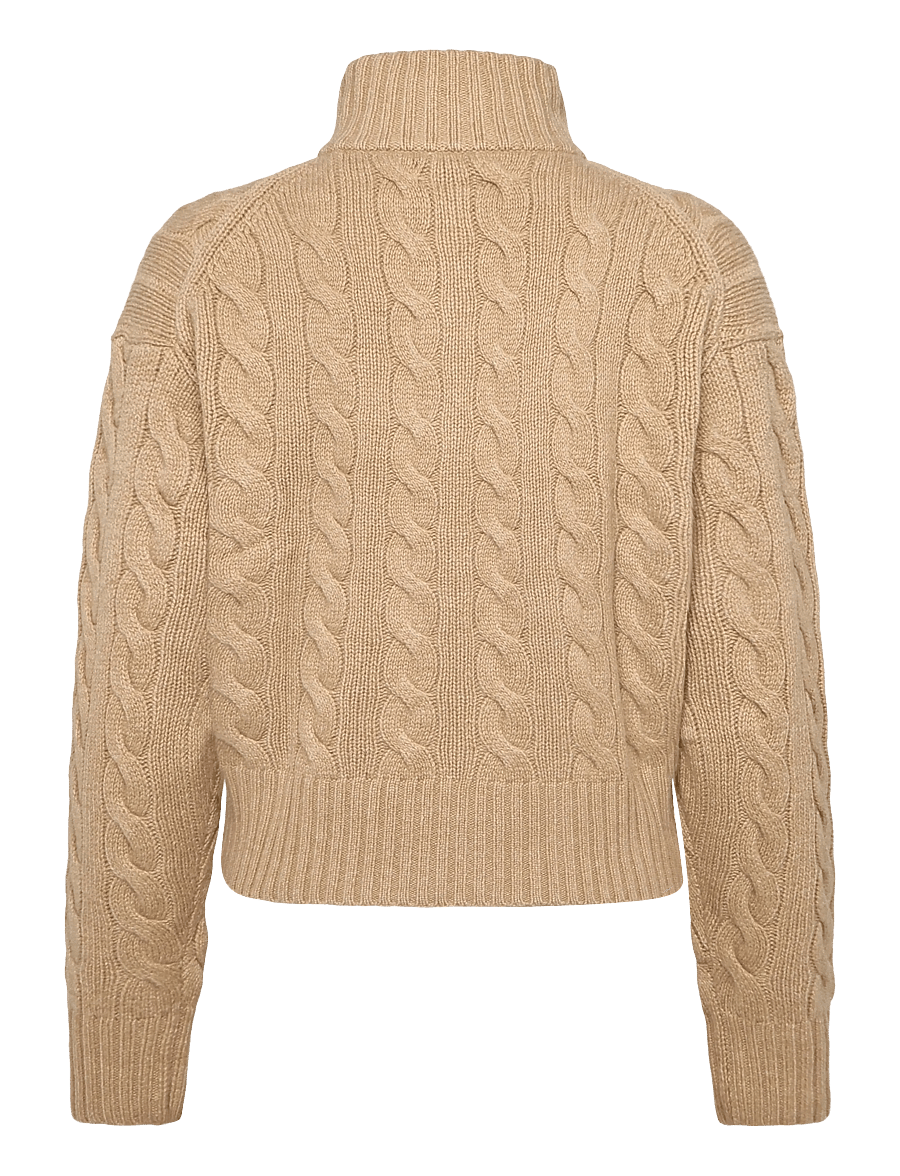 Polo Ralph Lauren - Cable Wool-Cashmere Half-Zip Sweater - kashmir - collection camel - 1