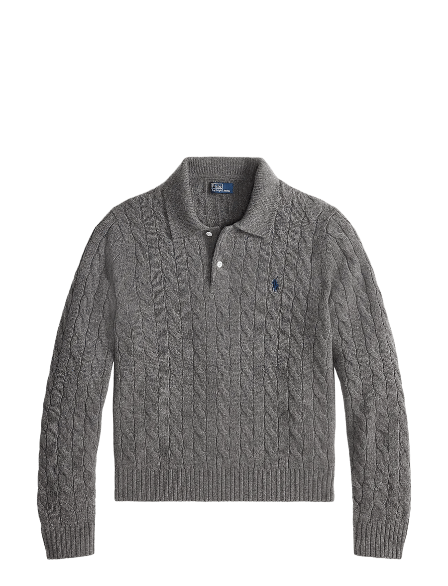 Polo Ralph Lauren - 2/15 80-20 W/CS RWS-SWEATER-PULLOVE - flannel grey heat - 1