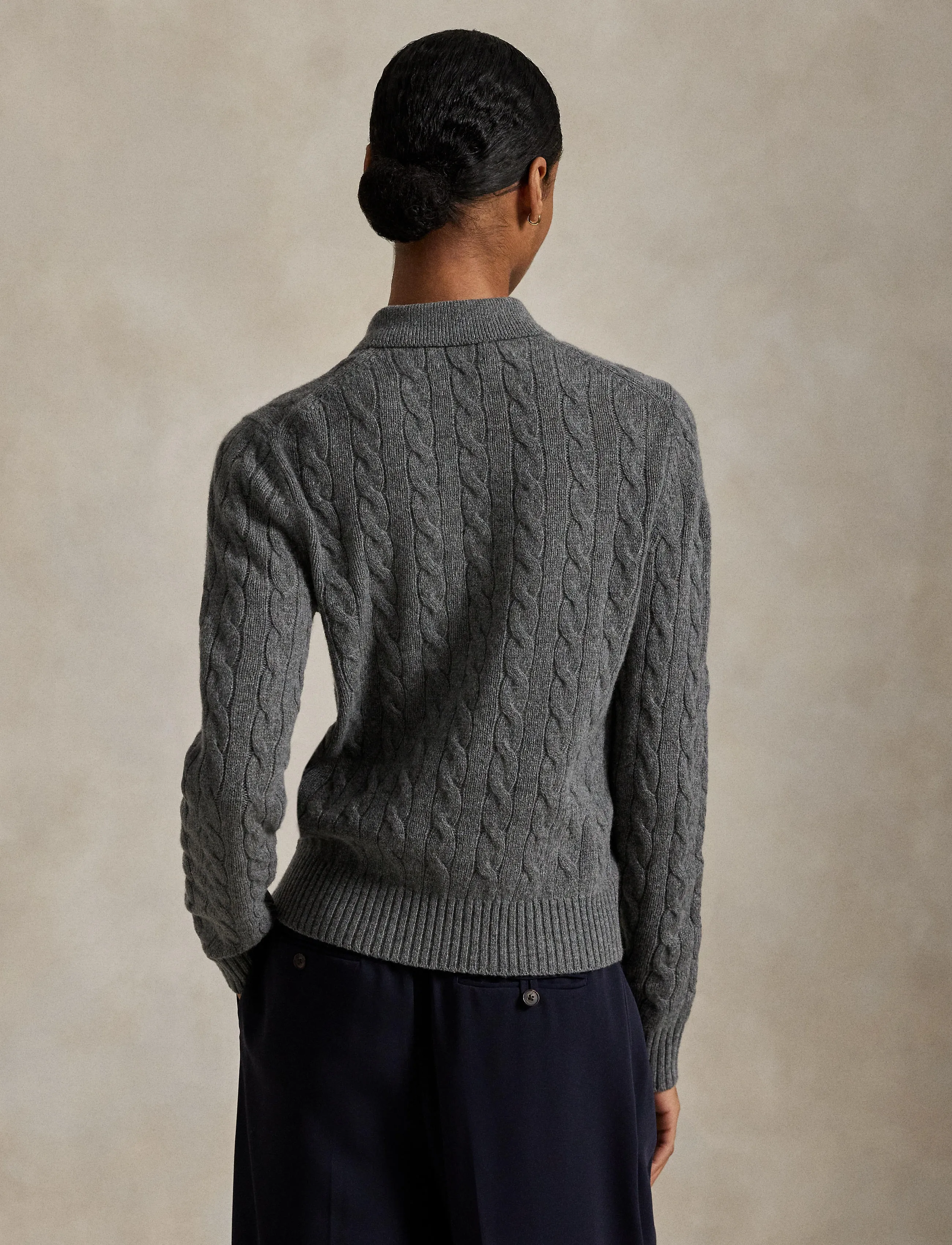 Polo Ralph Lauren - 2/15 80-20 W/CS RWS-SWEATER-PULLOVE - flannel grey heat - 2